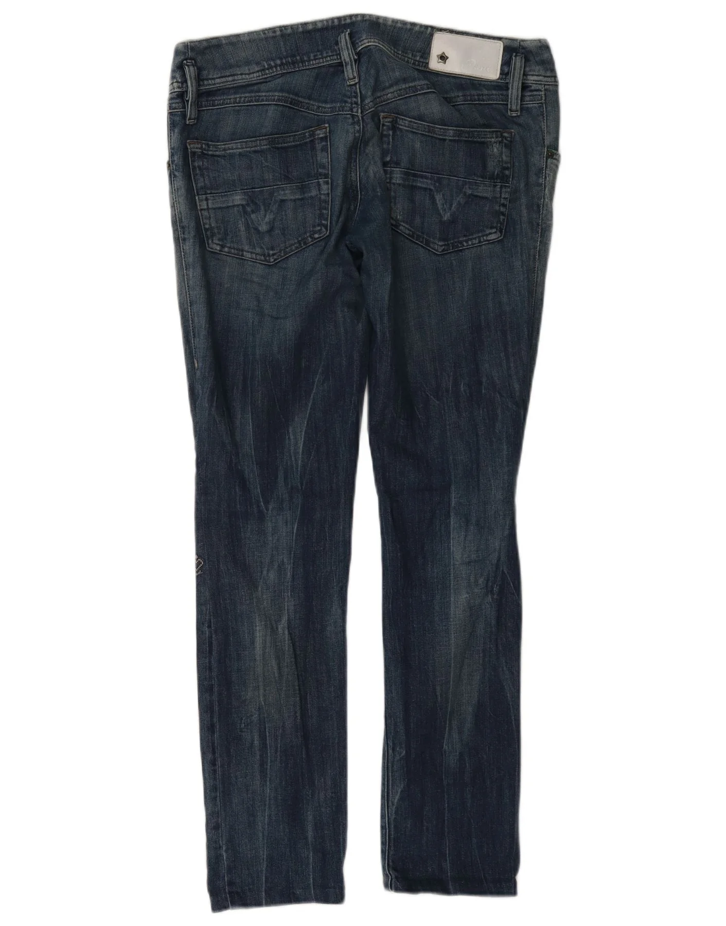Diesel Womens Matic Slim Tapered Jeans W27 L29 Blue Cotton - Image 2