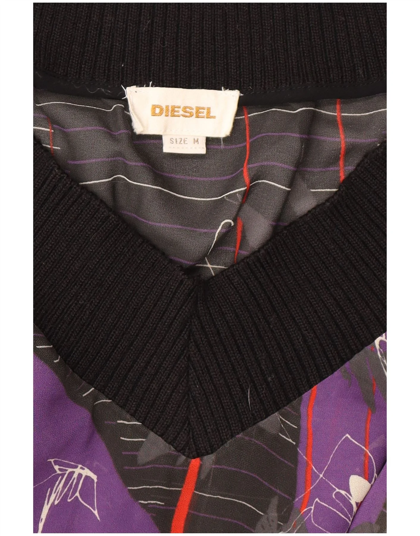 Diesel Womens See Through Drop Waist Dress UK 14 Medium Multicoloured - Image 3