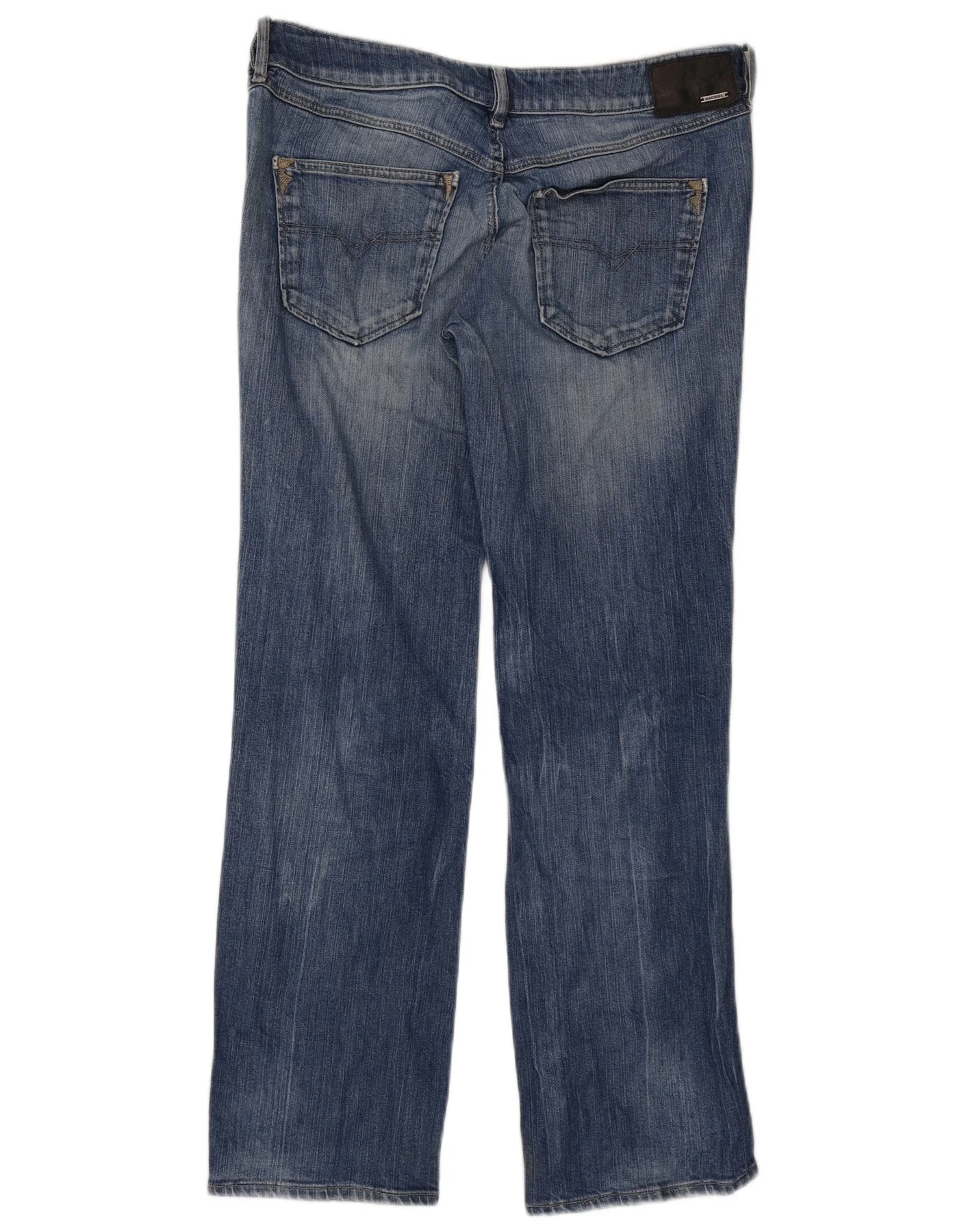 Diesel Womens Vixy Straight Jeans W31 L32 Blue Cotton - Image 2
