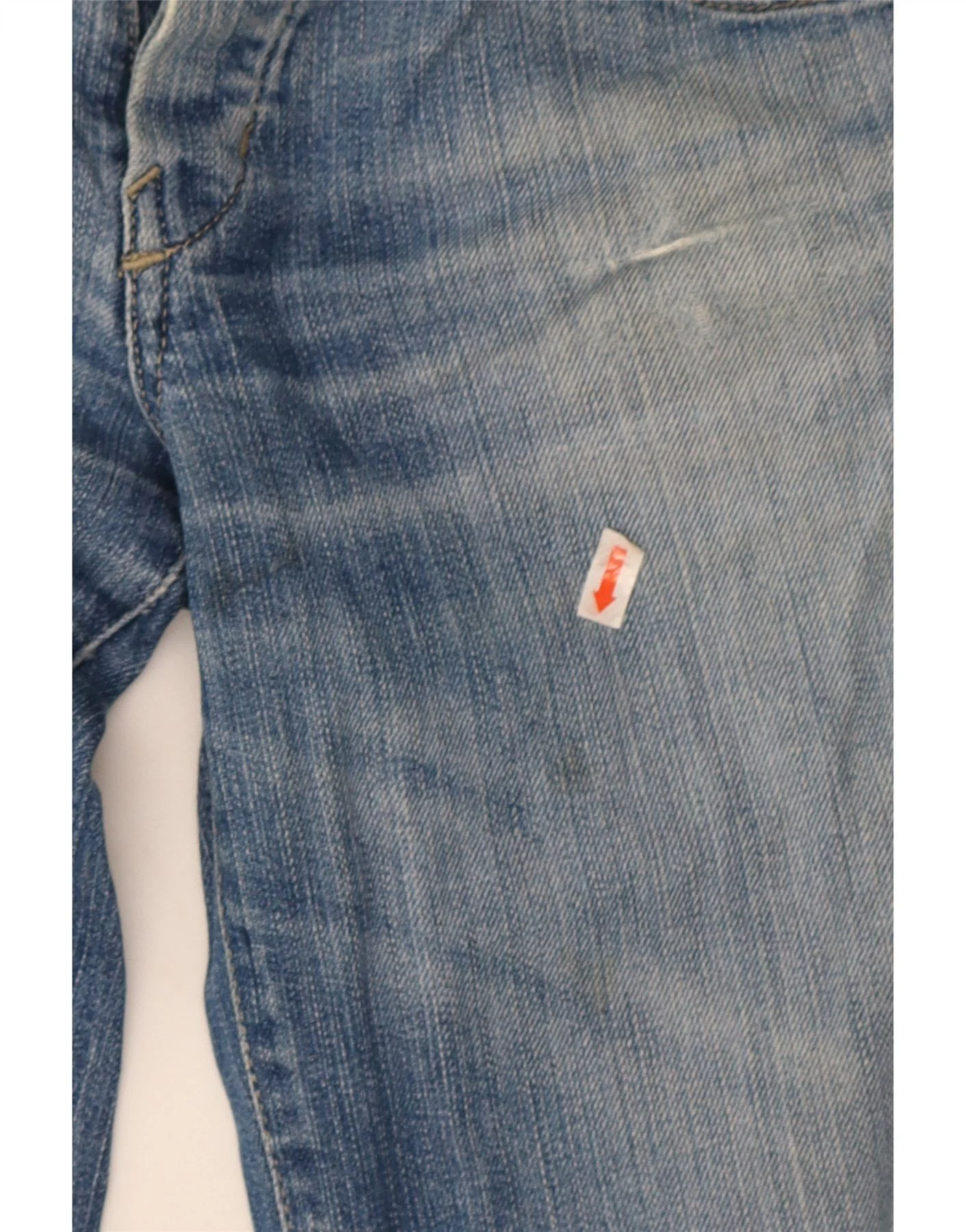 Diesel Womens Vixy Straight Jeans W31 L32 Blue Cotton - Image 3