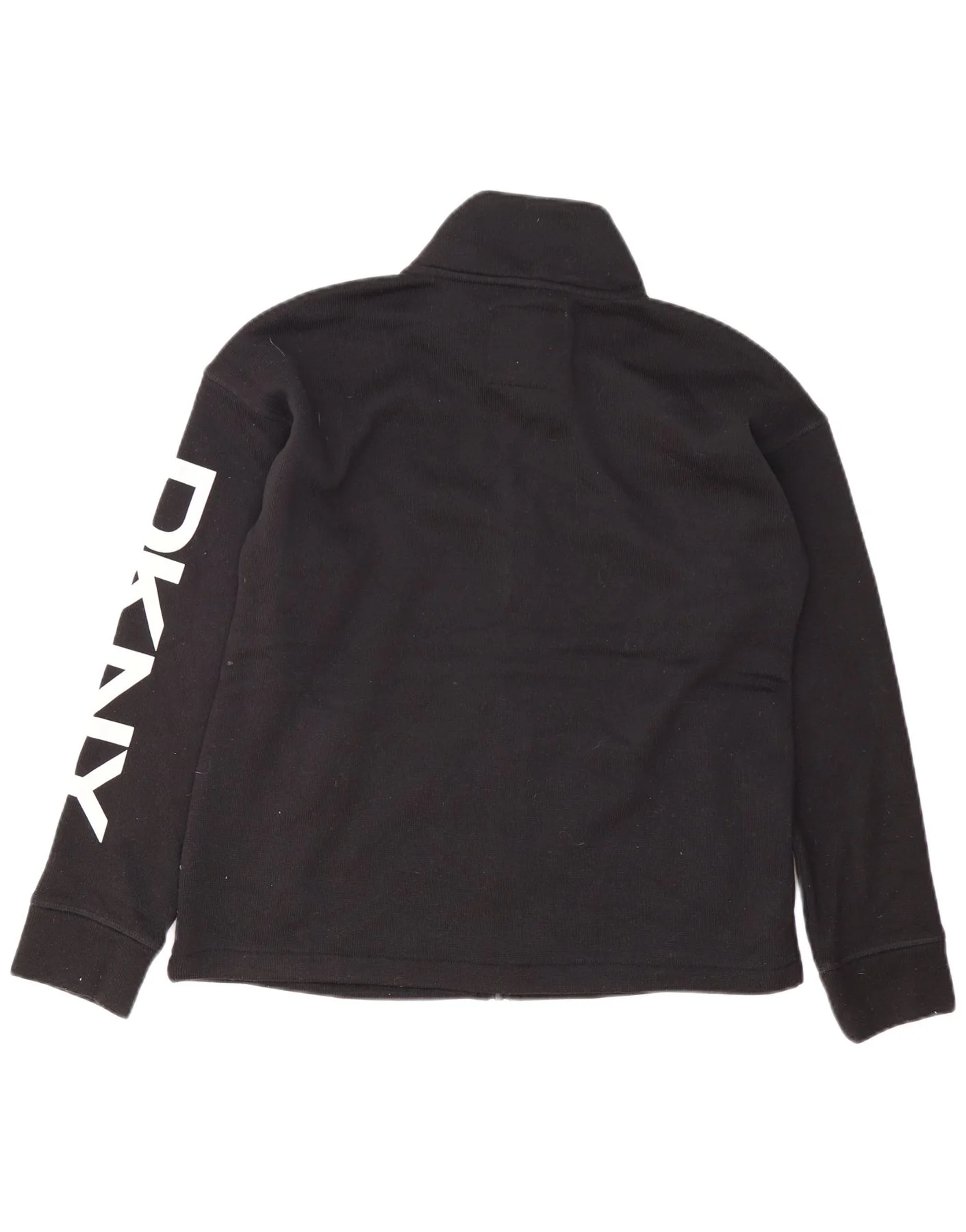 Dkny Mens Graphic Tracksuit Top Jacket Medium Black Polyester - Image 2