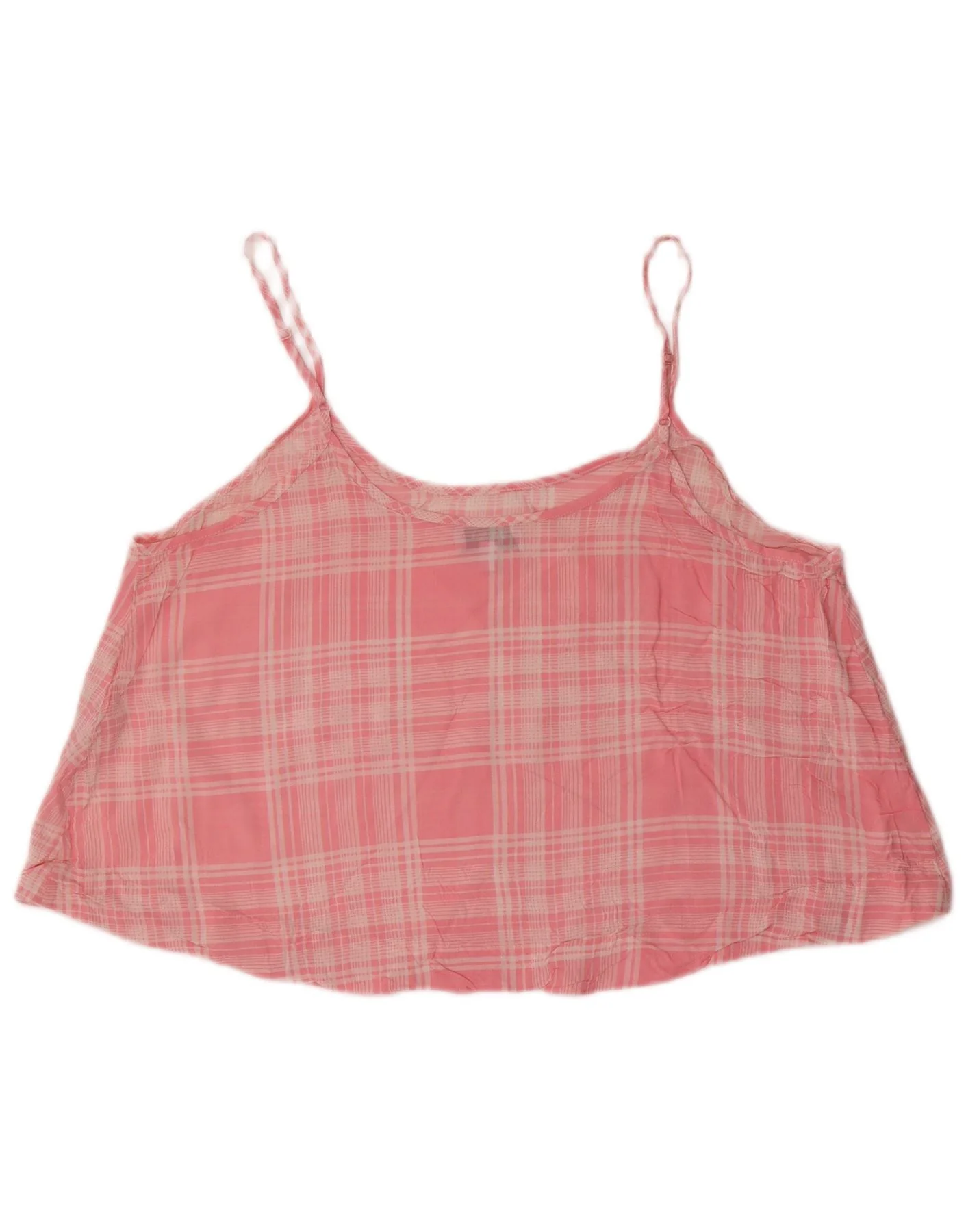 Dkny Womens Cami Top UK 18 XL Pink Check - Image 2