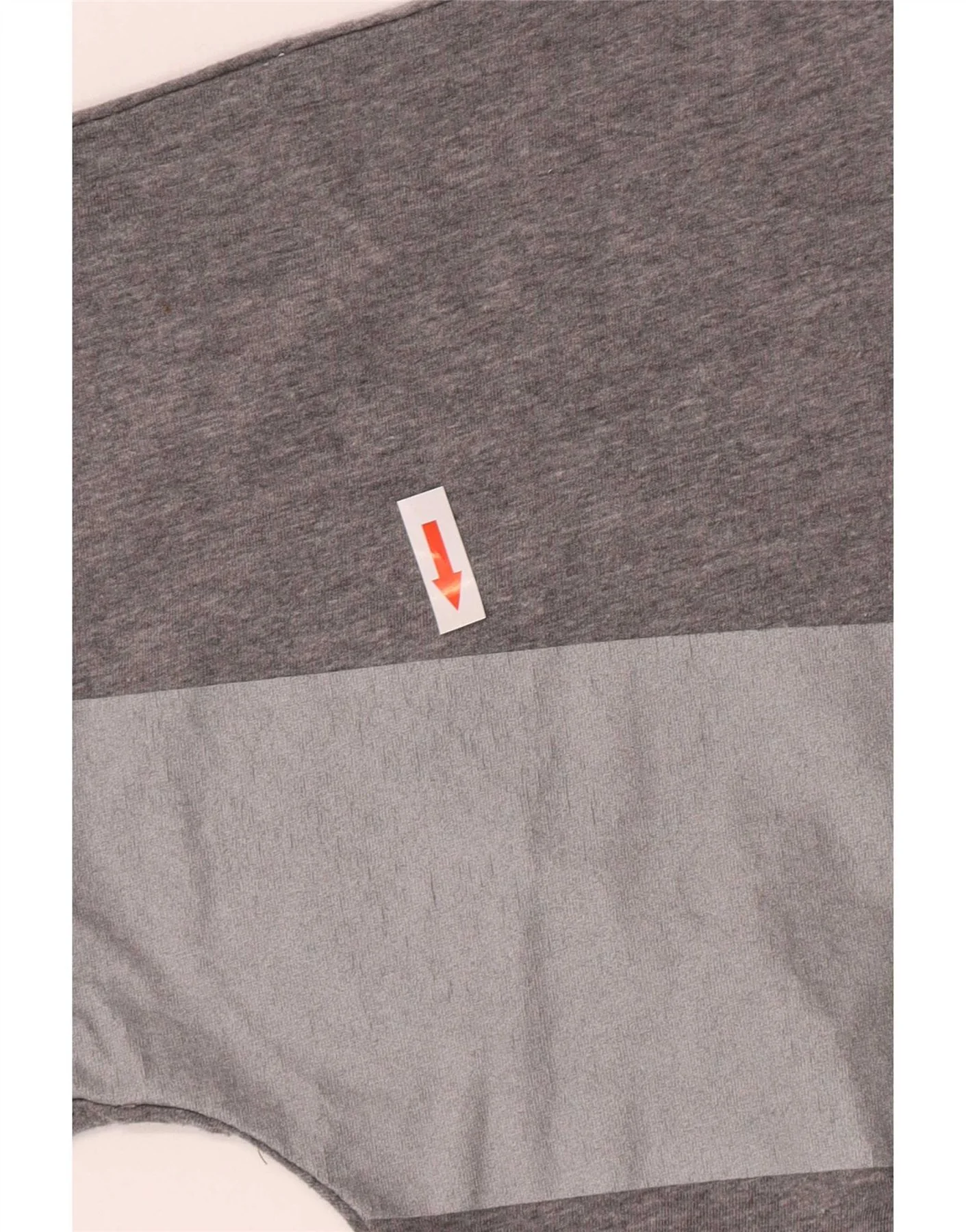 Dkny Womens Graphic T-Shirt Top UK 16 Large Grey Colourblock Cotton - Image 3