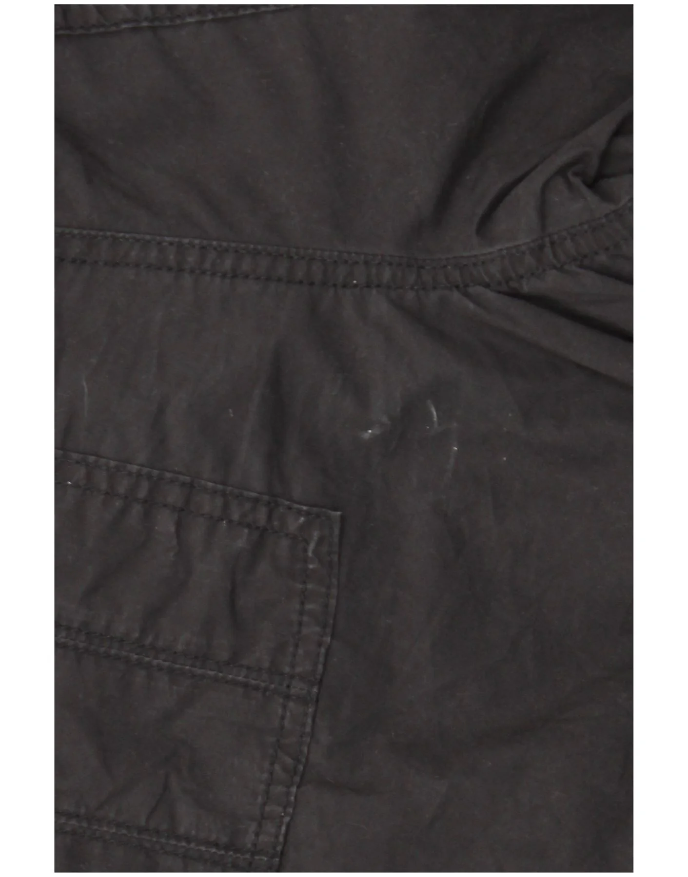 Dkny Womens Straight Cargo Trousers Small W29 L29 Black Cotton - Image 3