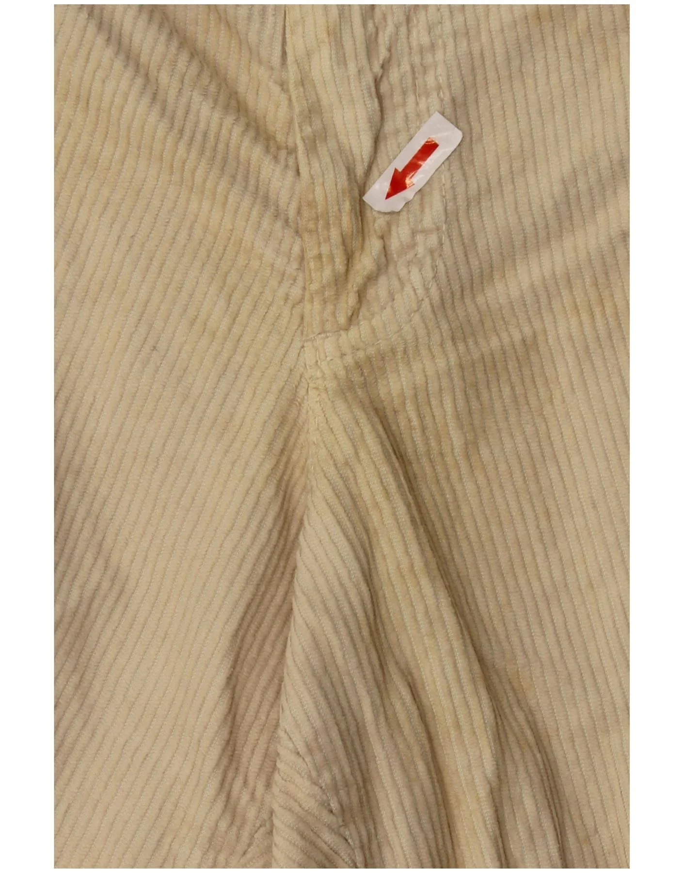 Dockers Mens Regular Fit Corduroy Trousers W34 L29 Beige - Image 5