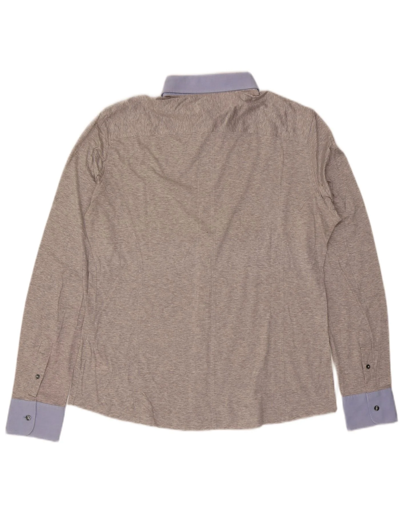 Dolce & Gabbana Mens Shirt Size 44 17 1/2 XL Grey Colourblock Cotton - Image 2