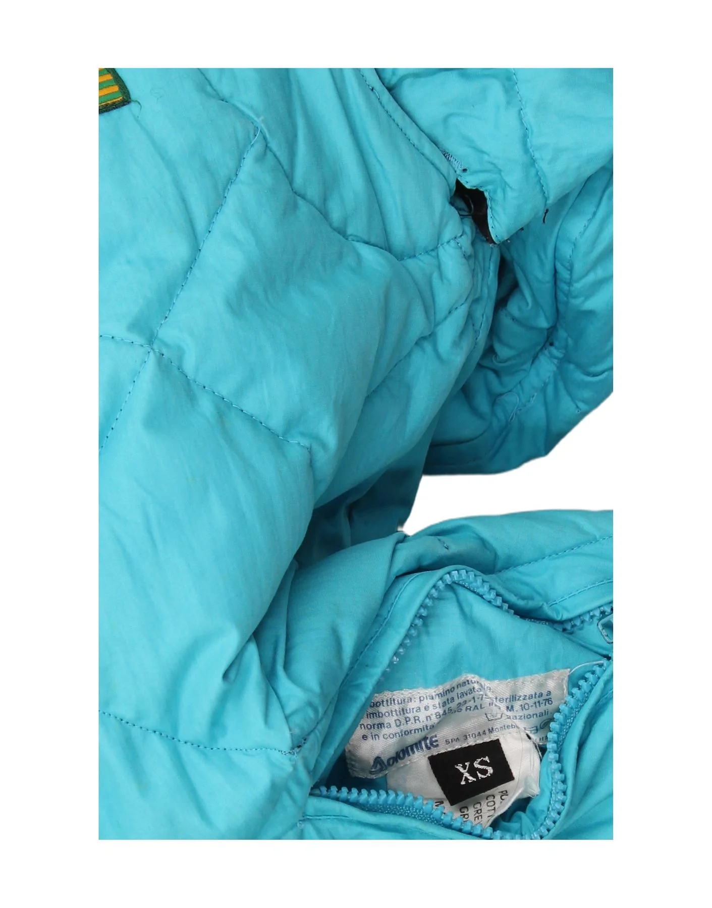 DOLOMITE Mens Reversible Padded Jacket UK 34 XS Black Polyester - Image 7