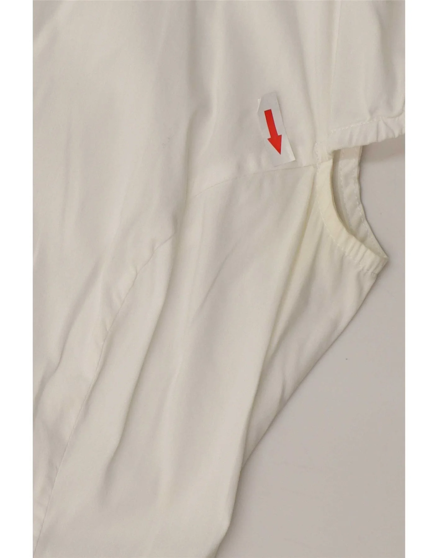 Elisabetta Franchi Womens Short Sleeve Shirt Blouse IT 40 Small White - Image 3