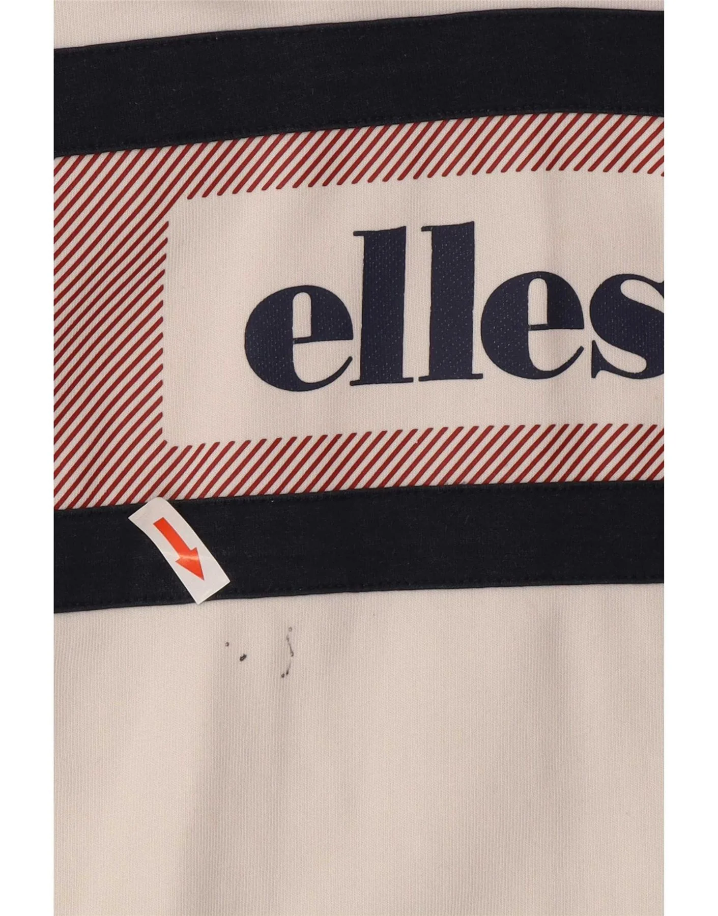 Ellesse Boys Graphic Hoodie Jumper 13-14 Years White Colourblock - Image 3