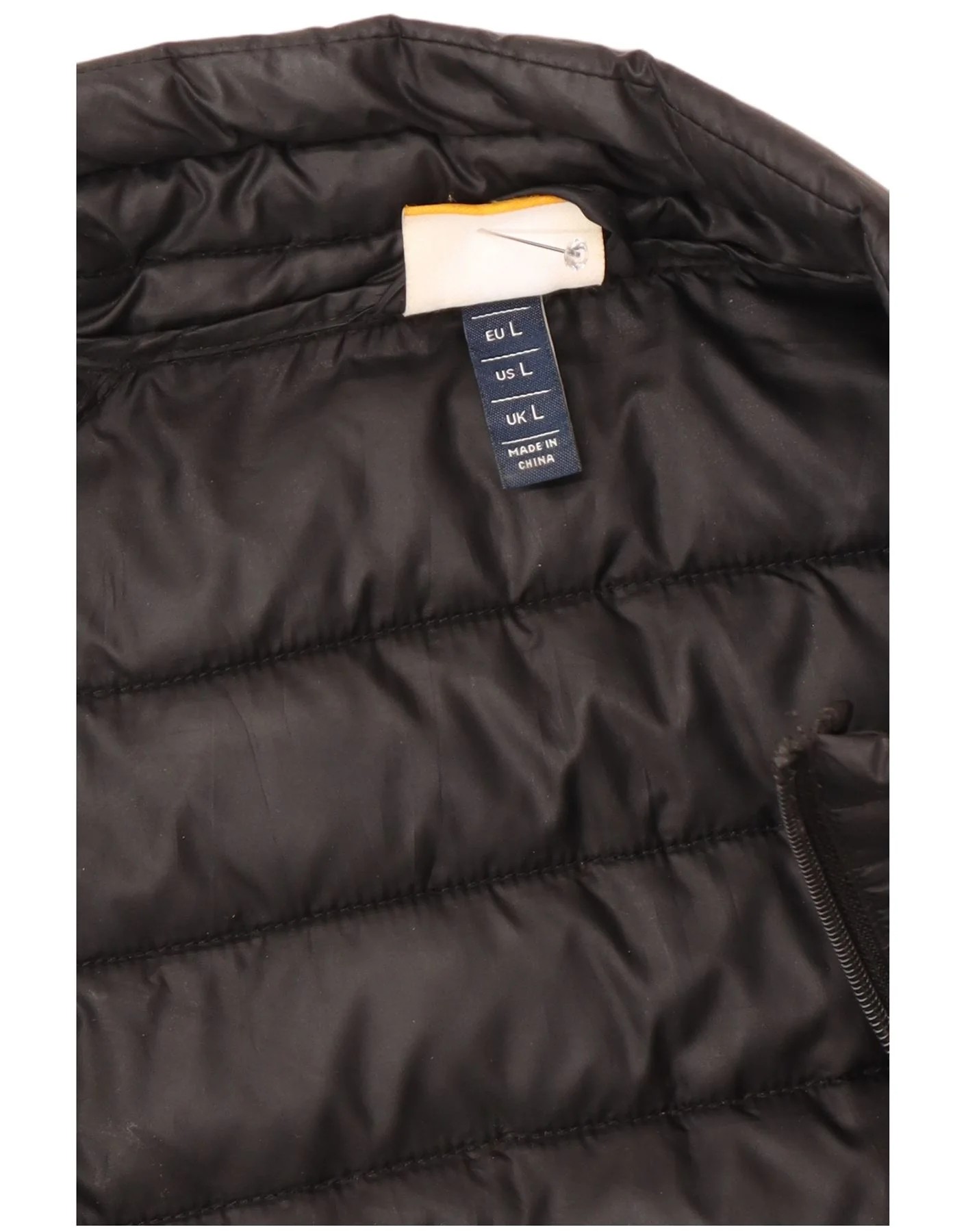 Ellesse Mens Graphic Padded Jacket UK 40 Large Black Polyester - Image 5