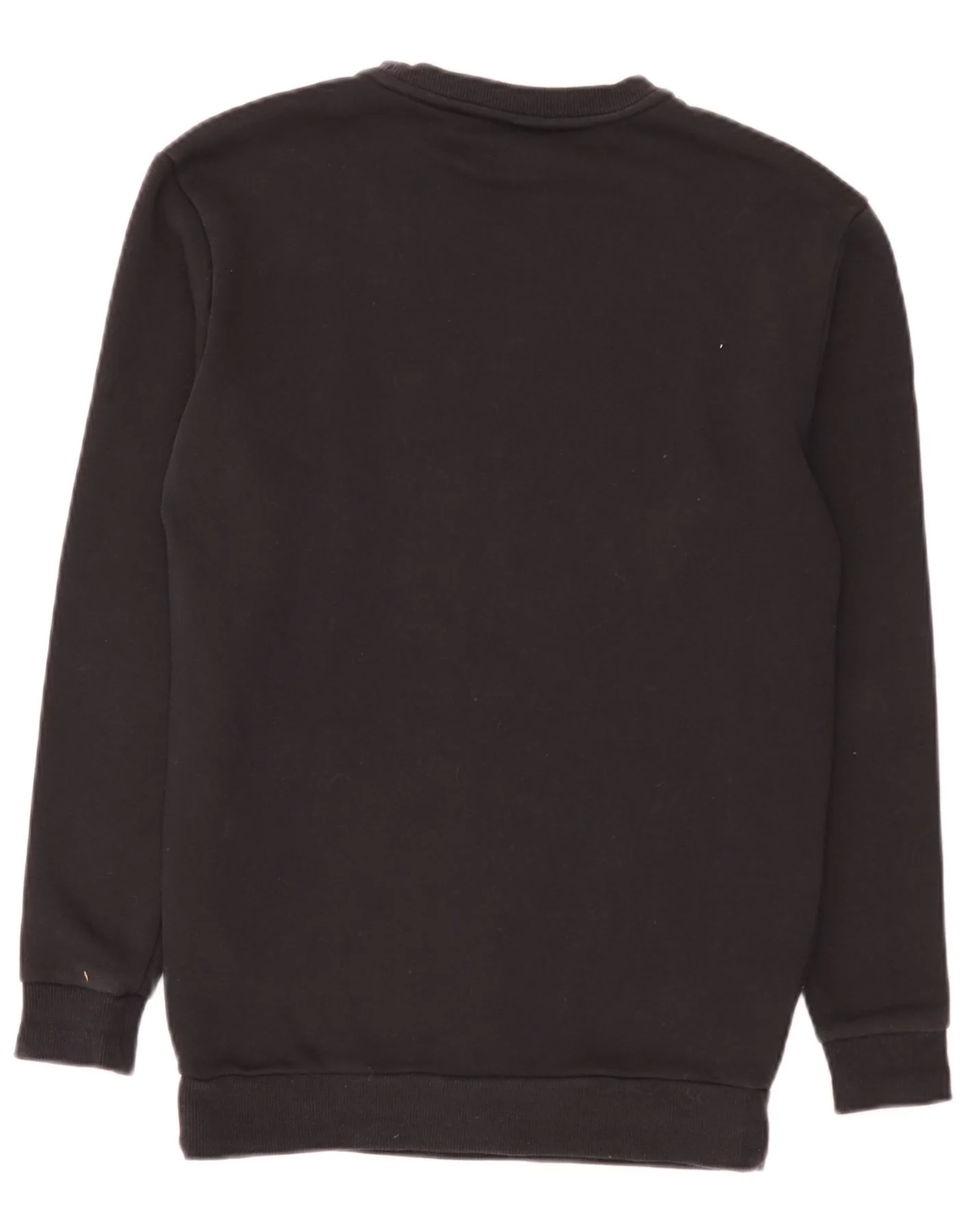 Ellesse Mens Graphic Sweatshirt Jumper XS Black Cotton - Image 2