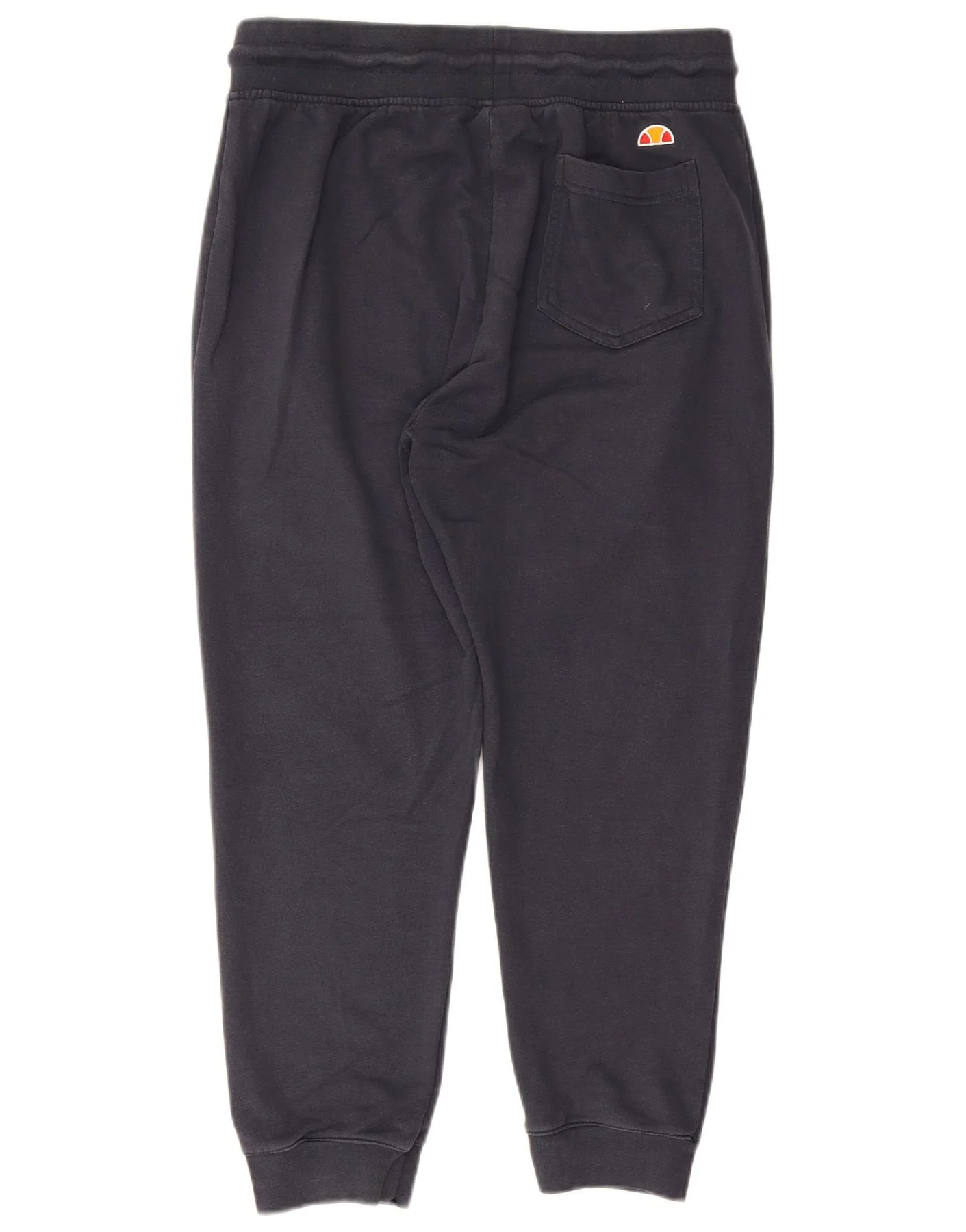 Ellesse Mens Graphic Tracksuit Trousers Joggers Large Navy Blue Cotton - Image 2