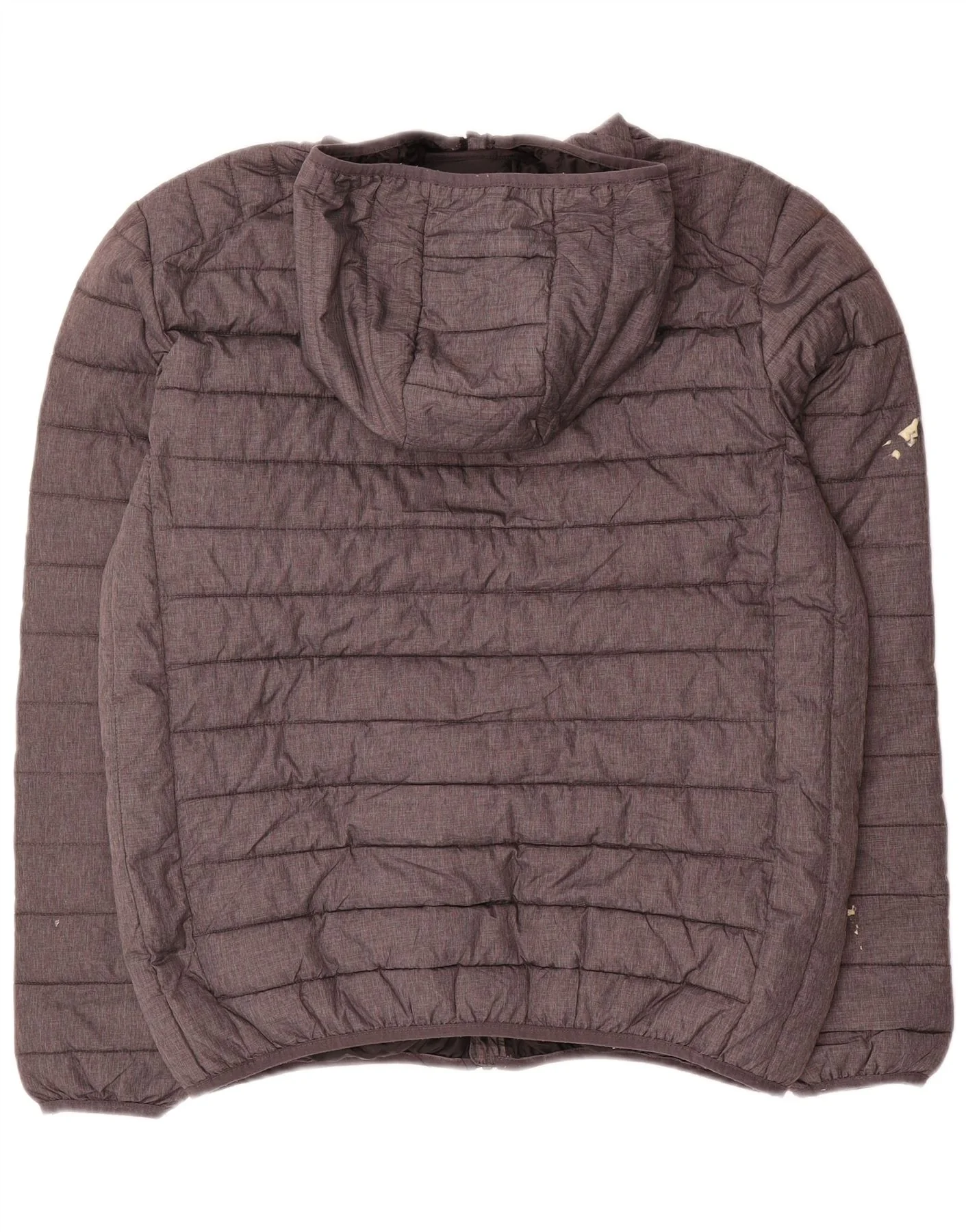 Ellesse Mens Hooded Padded Jacket UK 42 XL Grey Polyamide - Image 2