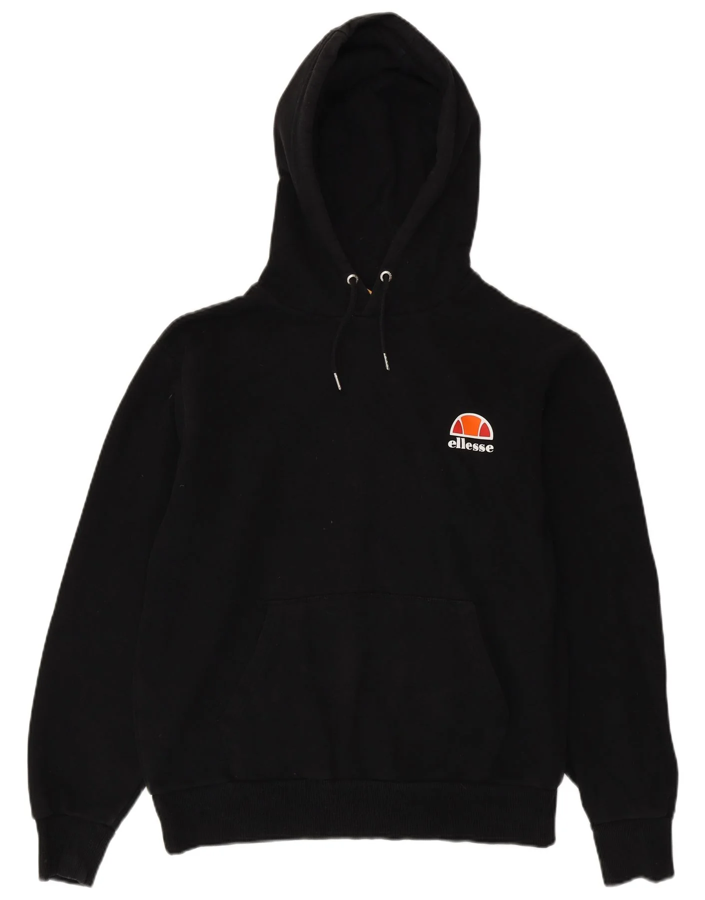 Ellesse Mens Hoodie Jumper XL Black Cotton