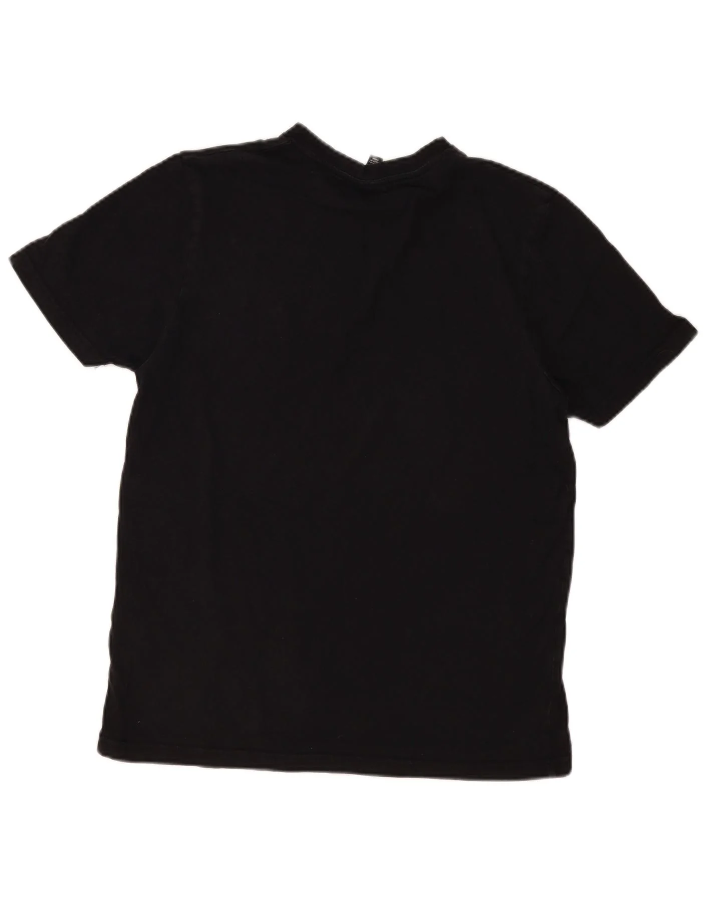 Ellesse Mens Slim Fit T-Shirt Top Large Black Cotton - Image 2