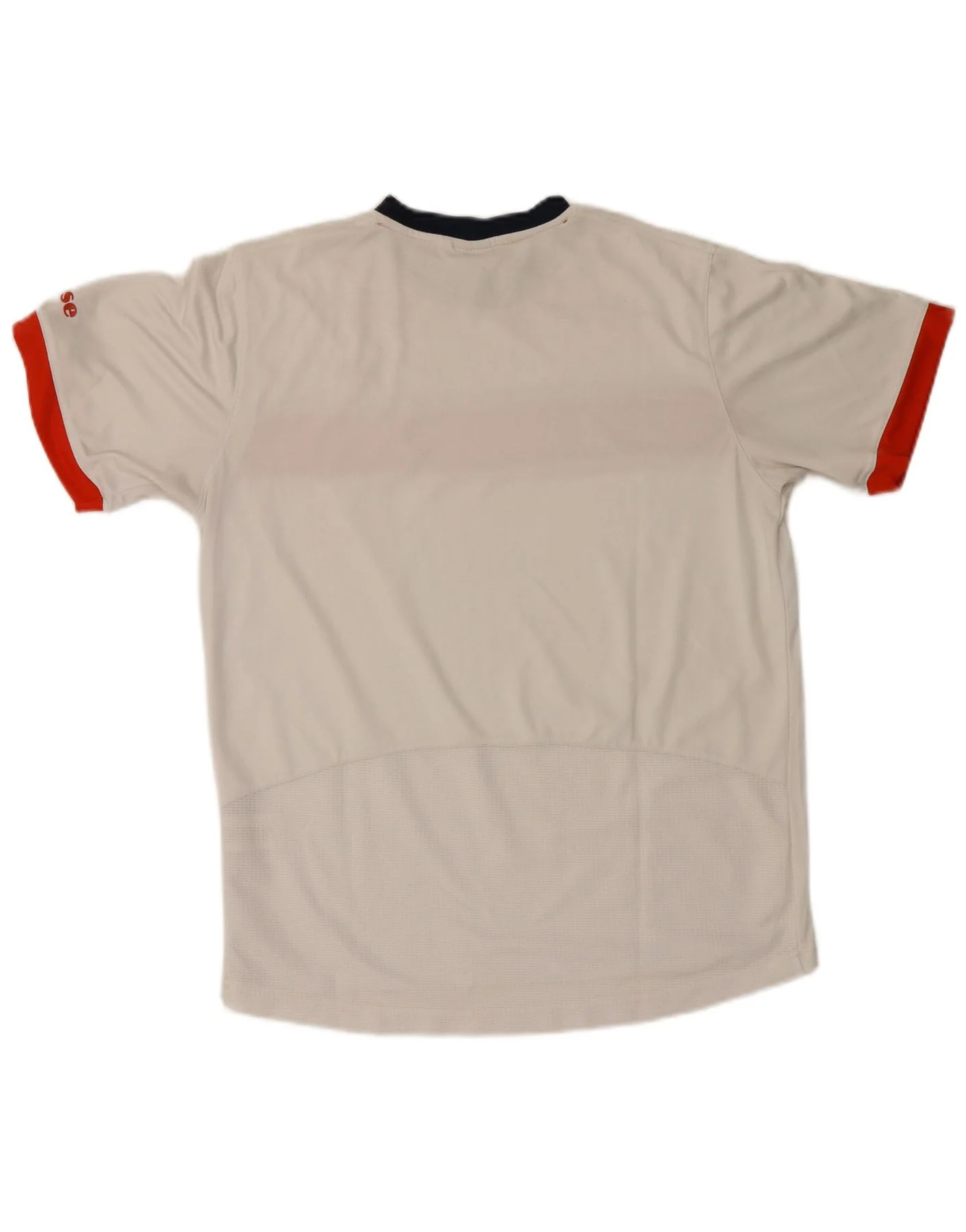 Ellesse Mens T-Shirt Top Medium White Colourblock Polyester - Image 2