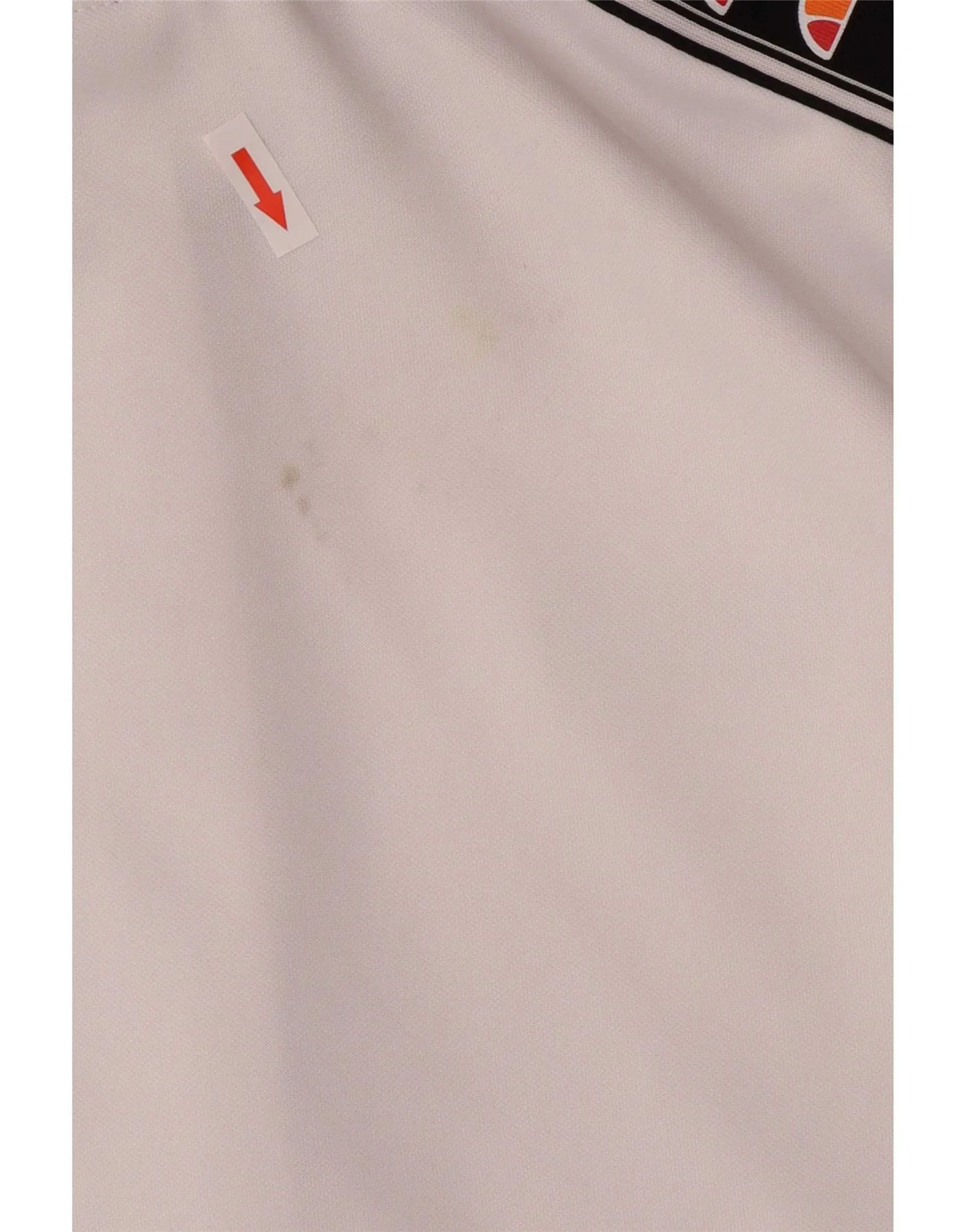 Ellesse Mens Tracksuit Top Jacket Small White Polyester Sports - Image 3