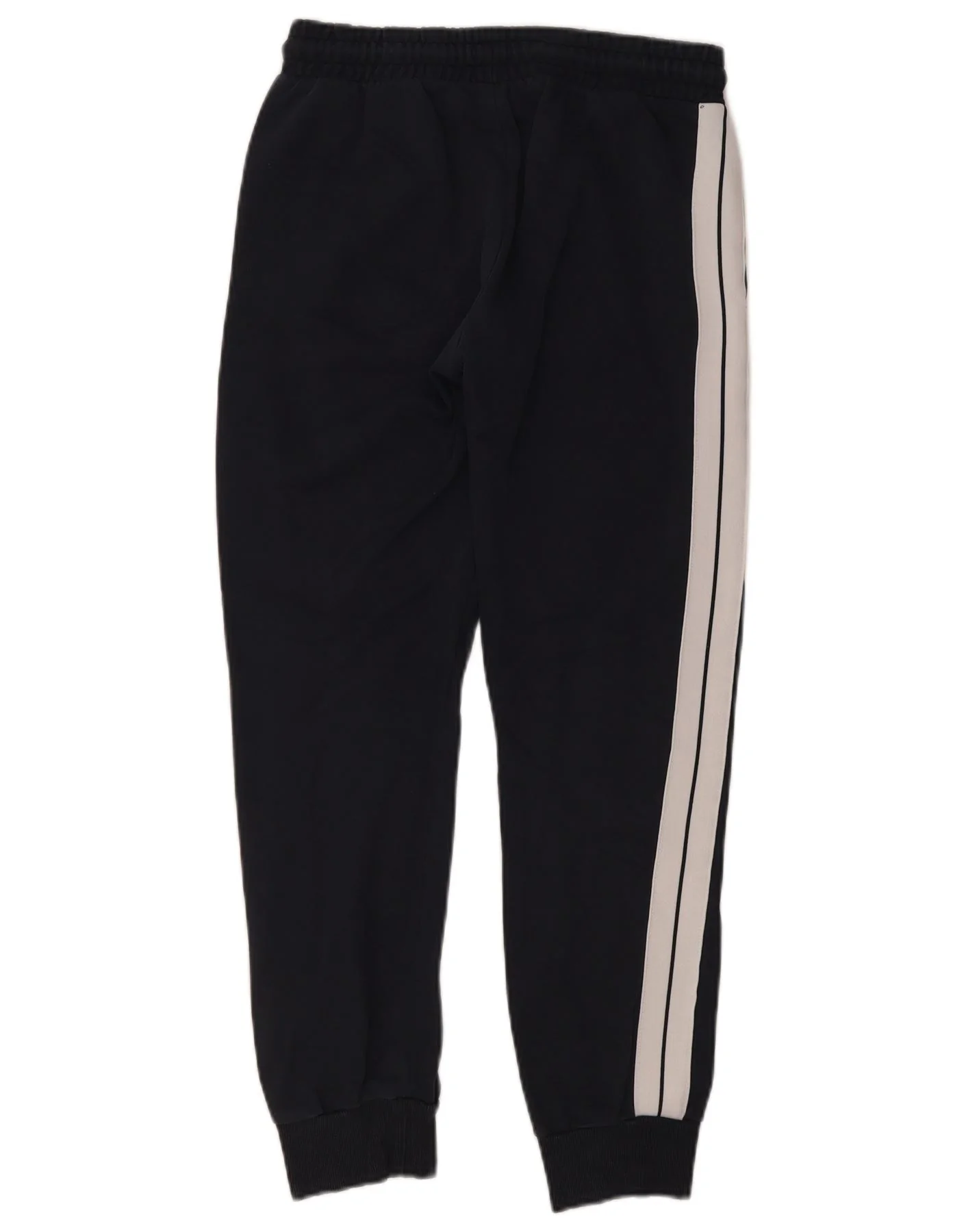 Ellesse Mens Tracksuit Trousers Joggers Medium Navy Blue Colourblock Cotton - Image 2