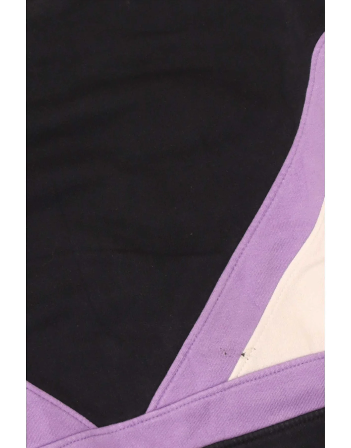 Ellesse Womens Crop Sweatshirt Jumper UK 8 Small Multicoloured Colourblock - Image 3