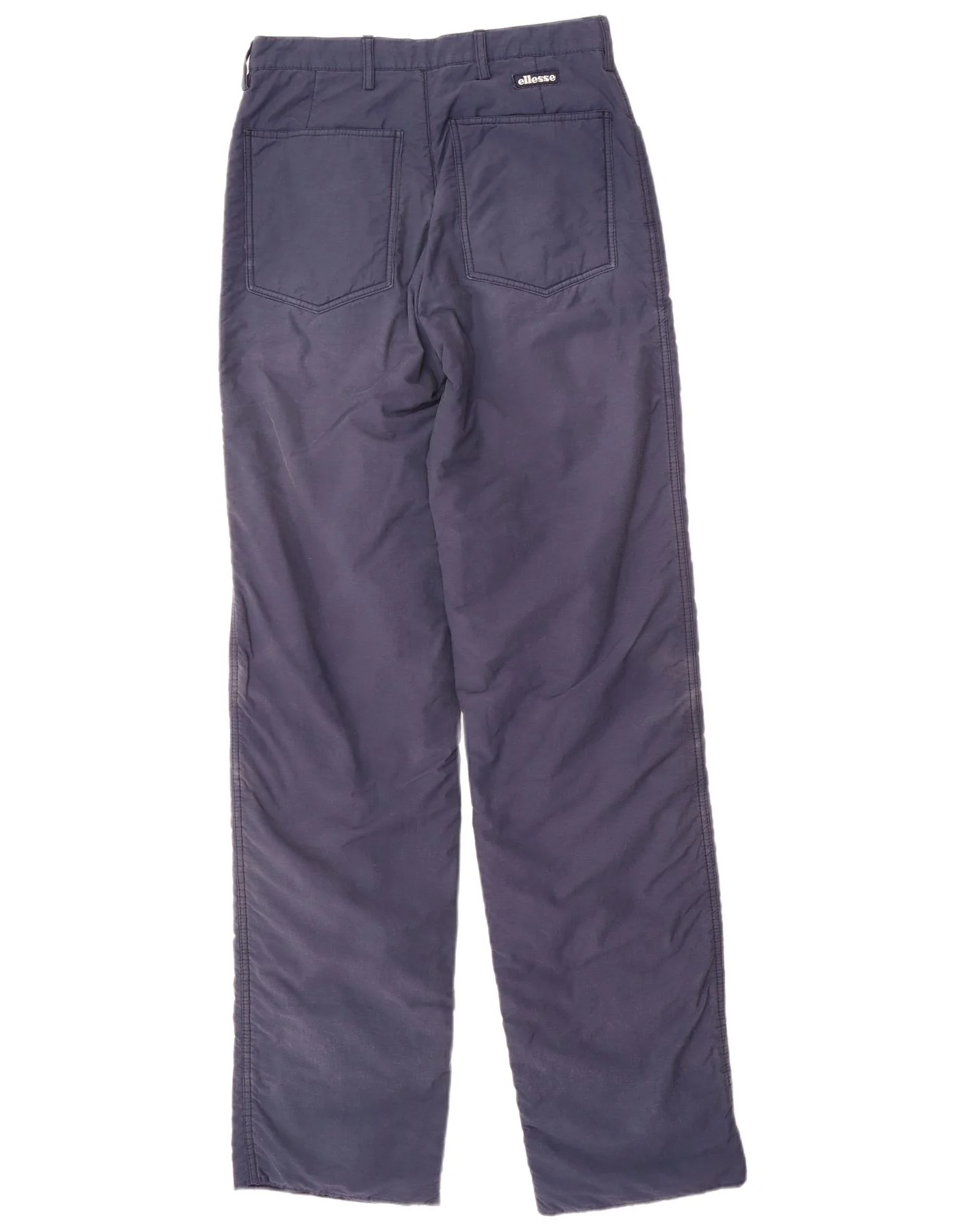 Ellesse Womens Straight Windbreaker Trousers IT 44 Medium W28 L35 Navy Blue - Image 2