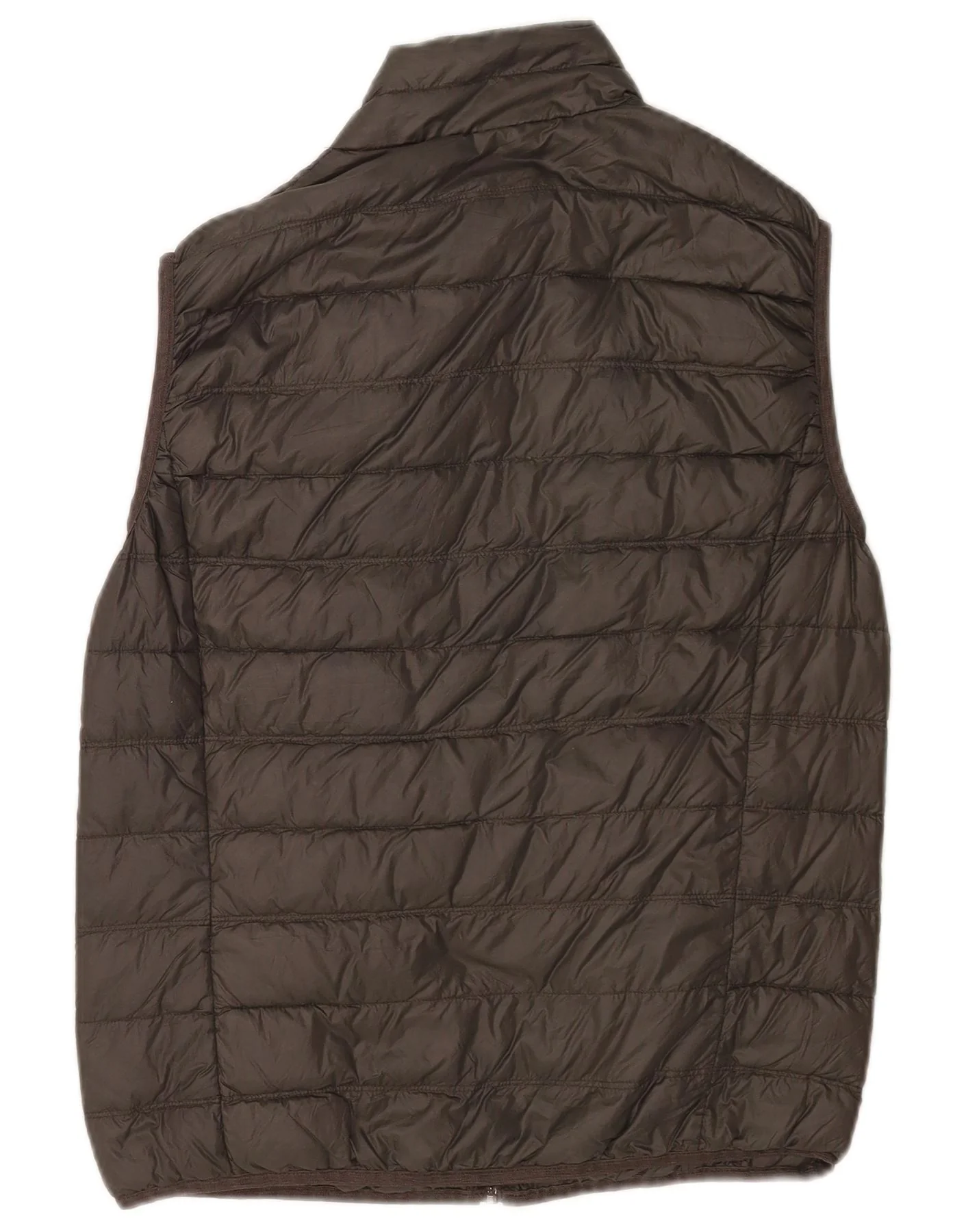 Emporio Armani Mens Padded Gilet UK 40 Large Green Polyamide - Image 2