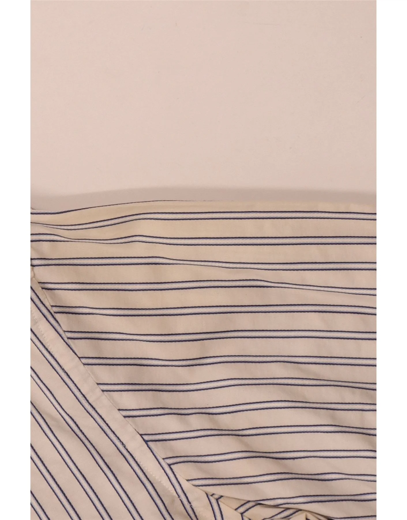 Etro Mens Shirt Size 39 Medium White Striped - Image 4