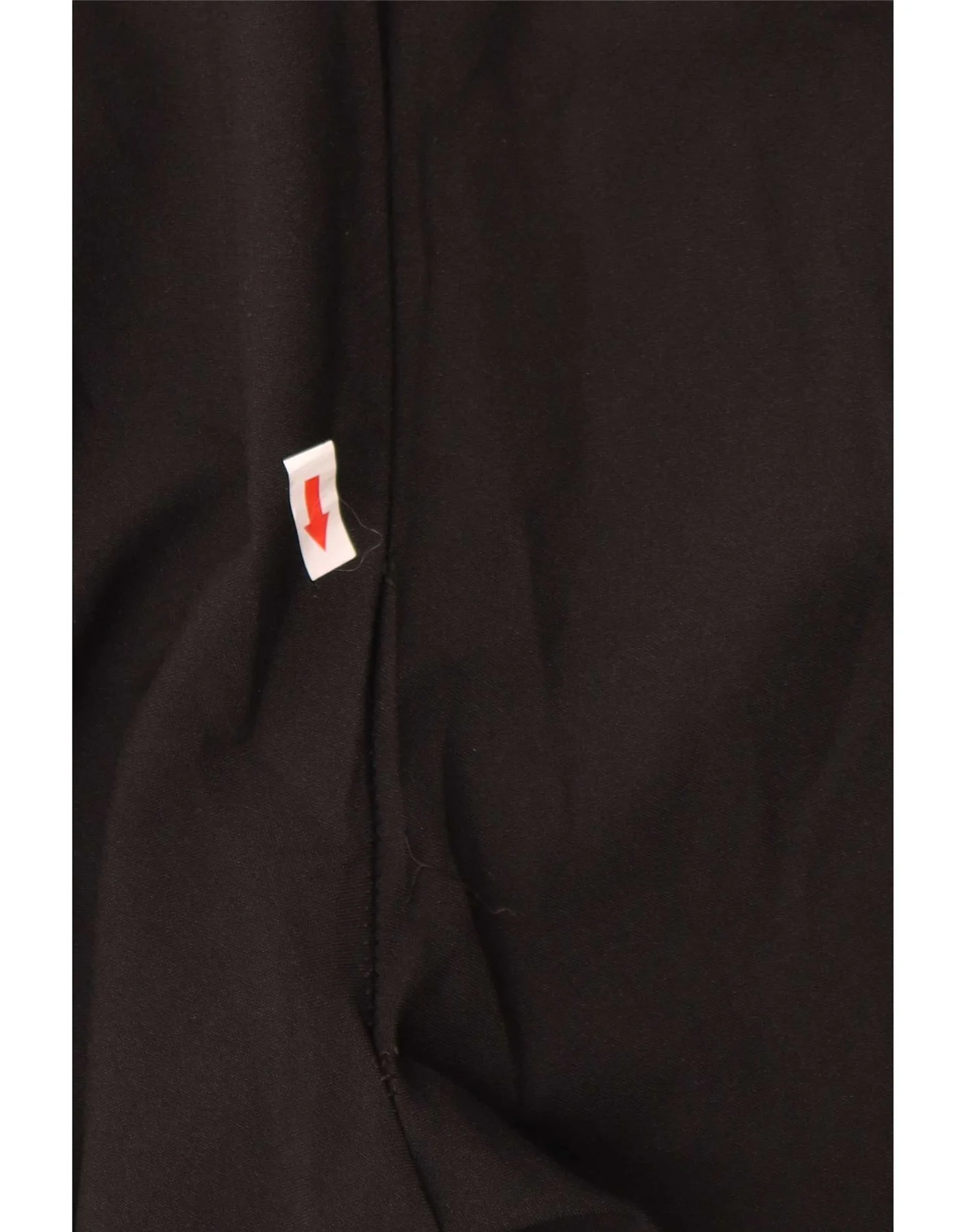 Farah Mens Straight Casual Trousers W42 L29 Black Polyester - Image 3