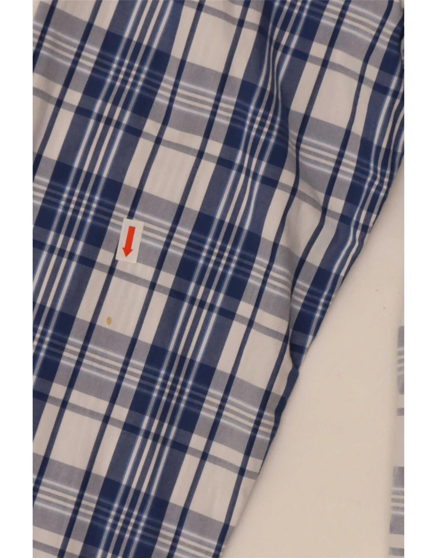 Fat Face Mens Shirt Large Blue Check Cotton - Image 3