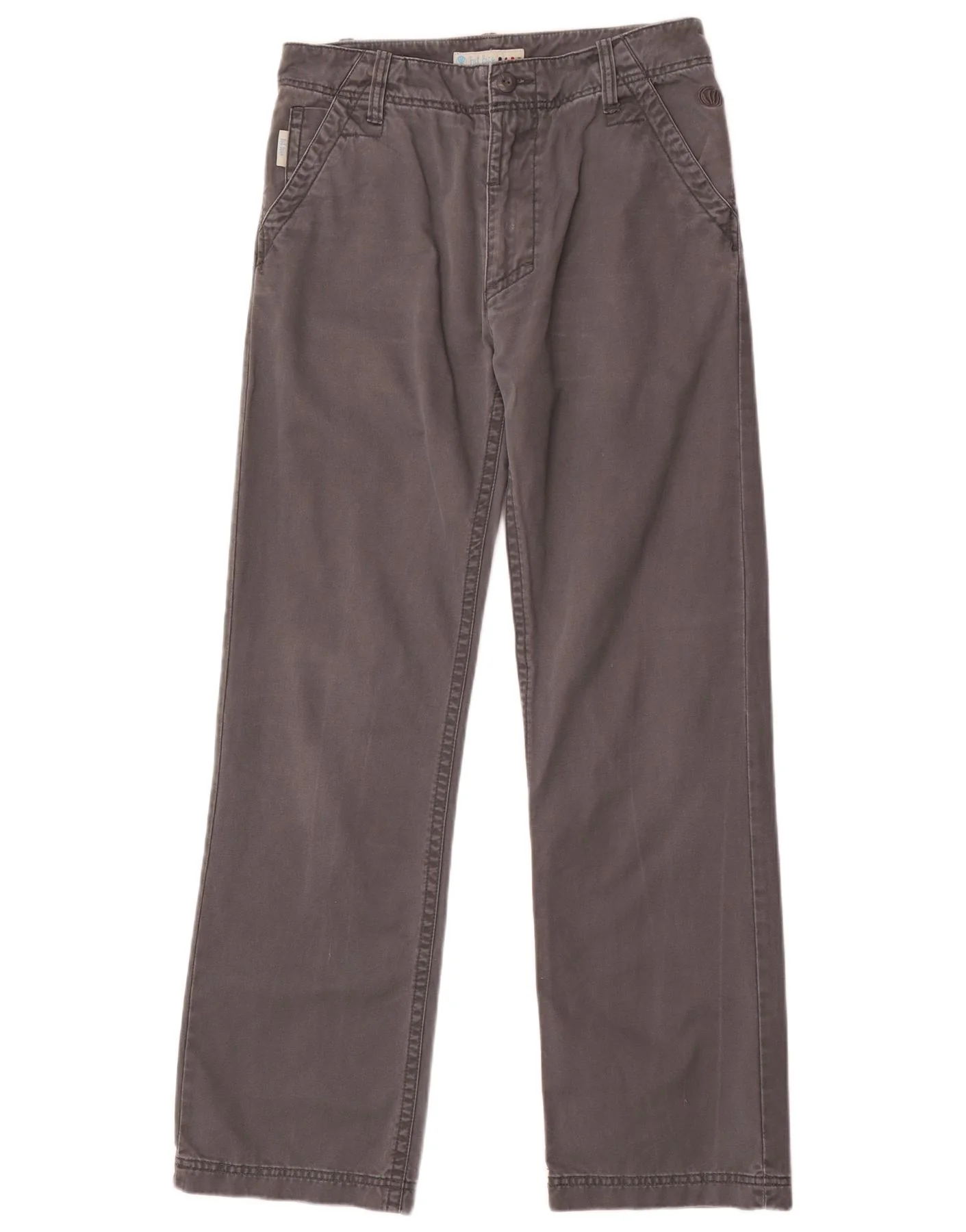 Fat Face Mens Straight Chino Trousers W30 L31 Grey Cotton