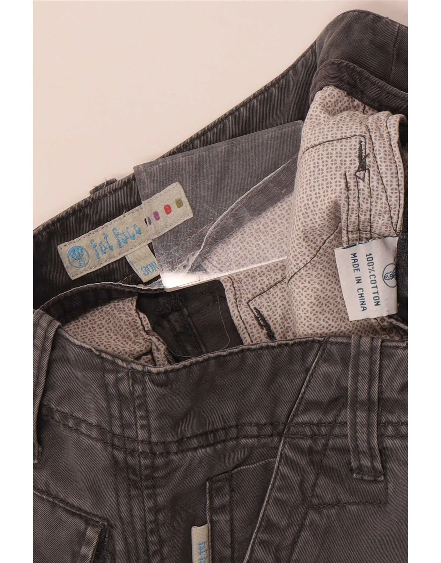 Fat Face Mens Straight Chino Trousers W30 L31 Grey Cotton - Image 3