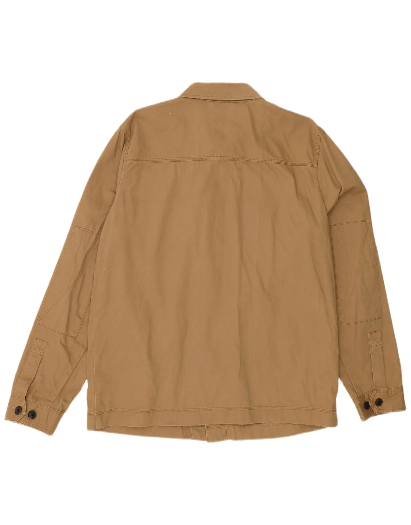 Fat Face Mens Utility Jacket UK 40 Large Beige Cotton - Image 2