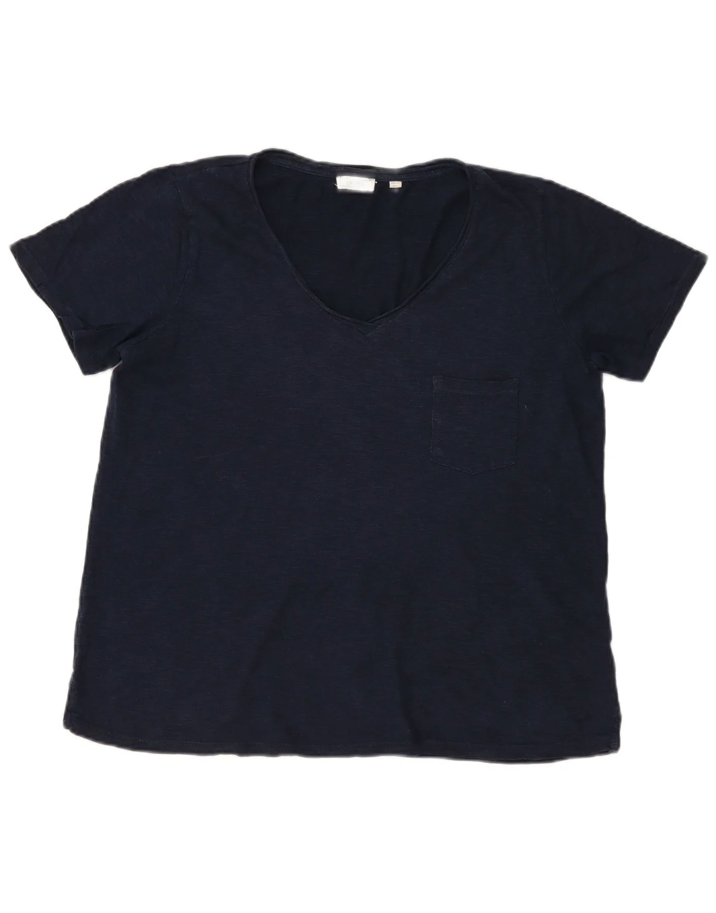 Fat Face Womens Hoodie Jumper UK 16 Large Navy Blue Cotton