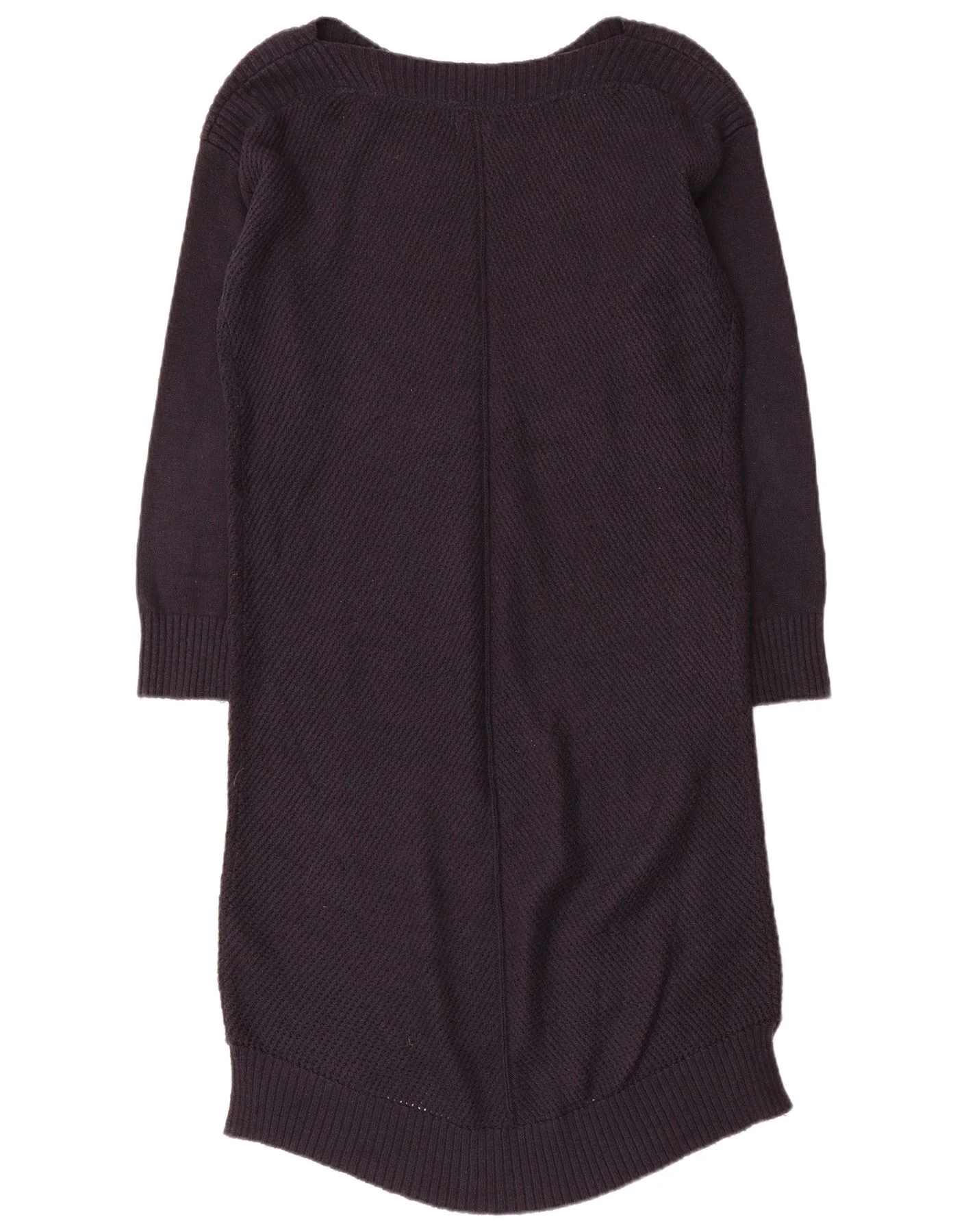 Fat Face Womens Long Sleeve Jumper Dress UK 14 Large Navy Blue Cotton - Image 2