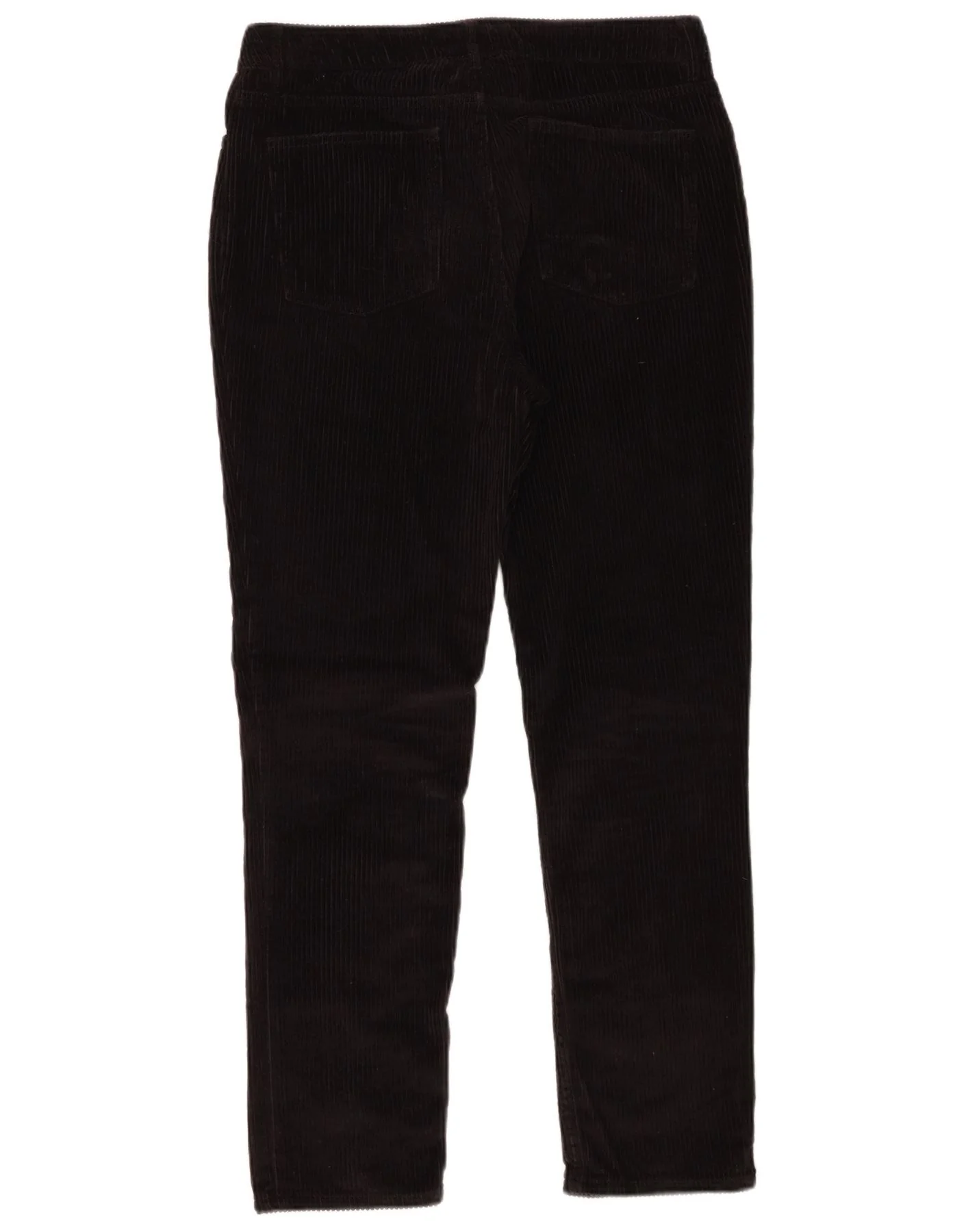 Fat Face Womens Slim Corduroy Trousers UK 10 Small W29 L27 Black Cotton - Image 2