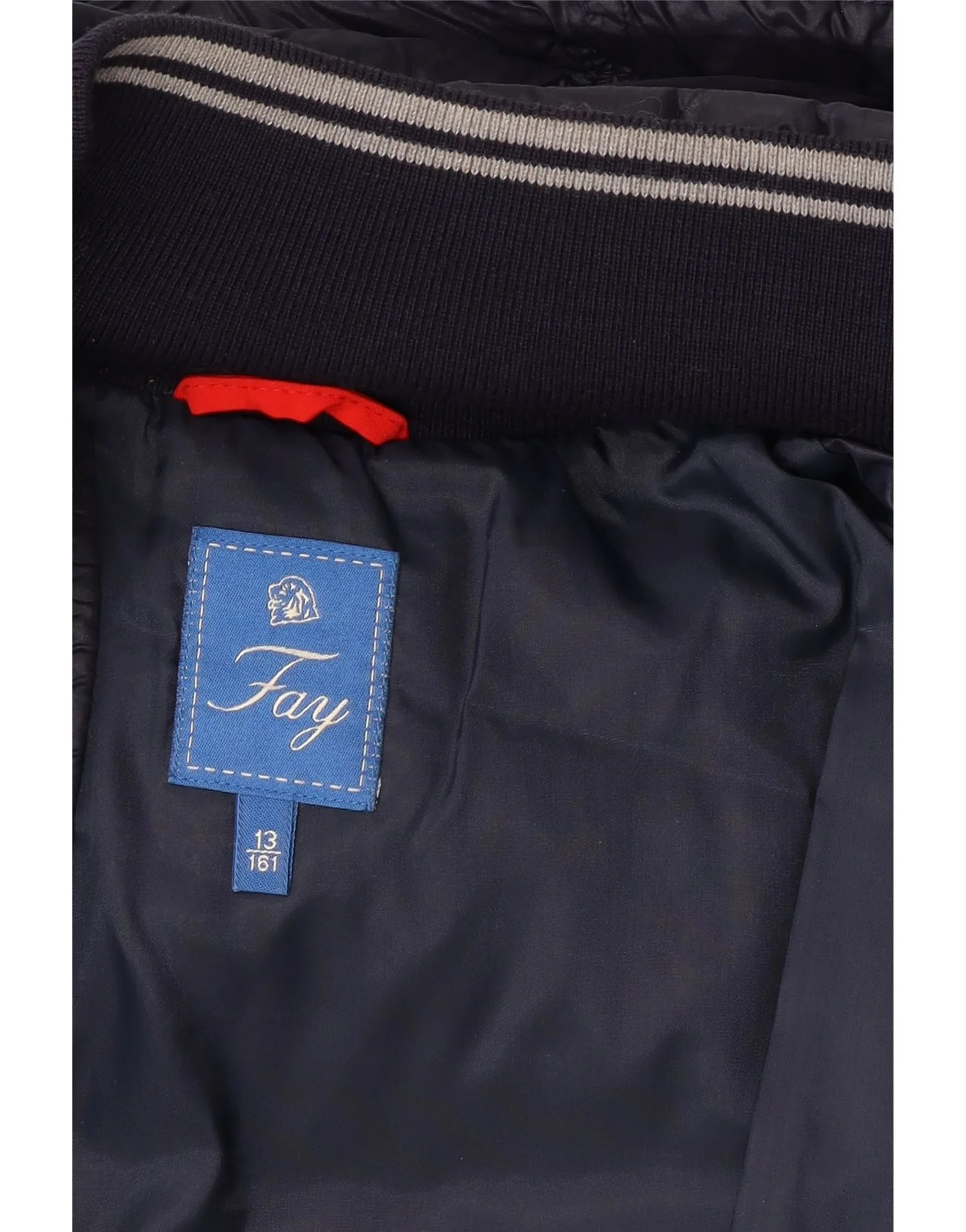 Fay Girls Hooded Padded Jacket 12-13 Years Navy Blue - Image 4