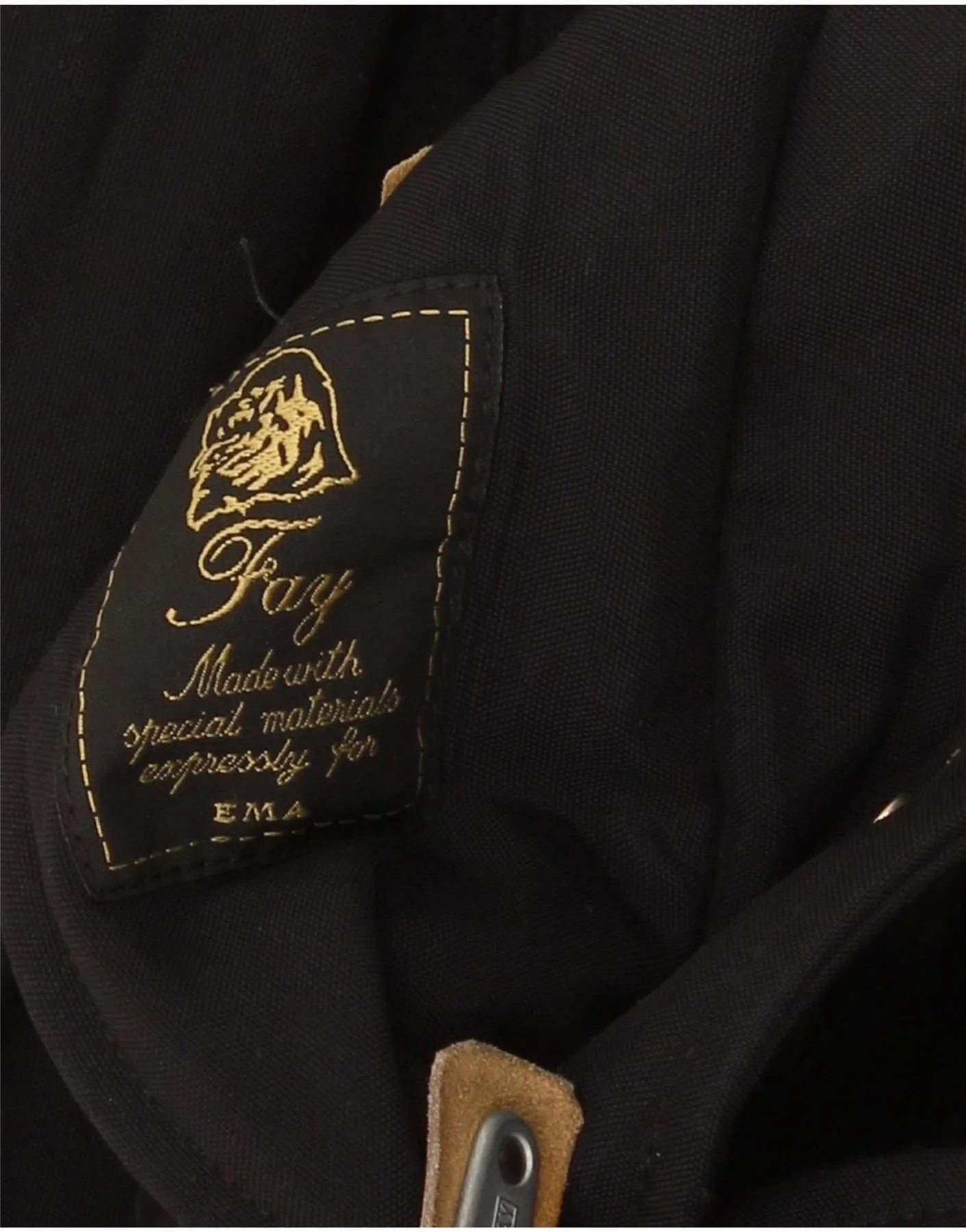 Fay Womens Duffle Coat UK 44 2XL Black Classic - Image 3
