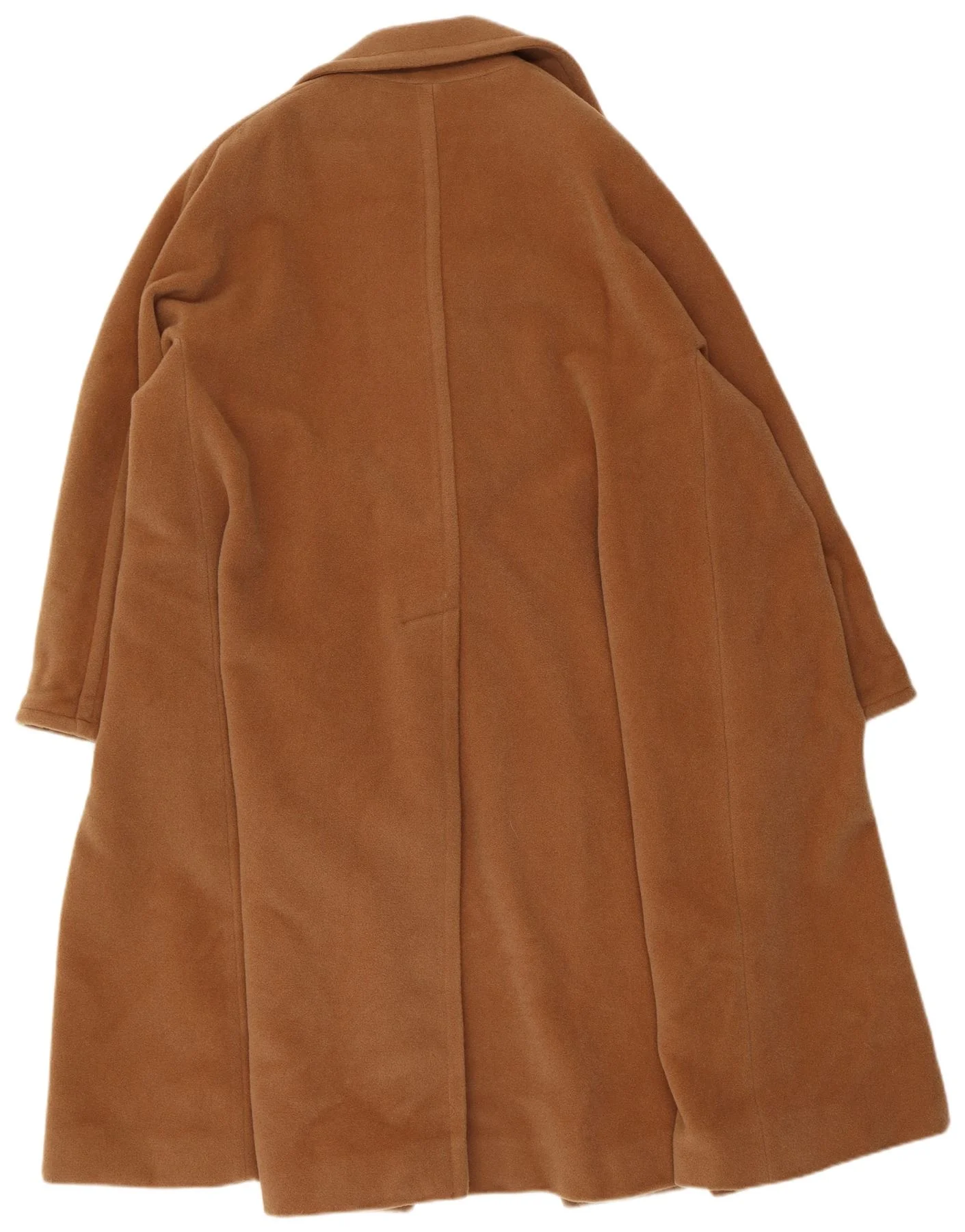 Ferre Womens Oversized Overcoat UK 14 Medium Brown Wool - Image 2