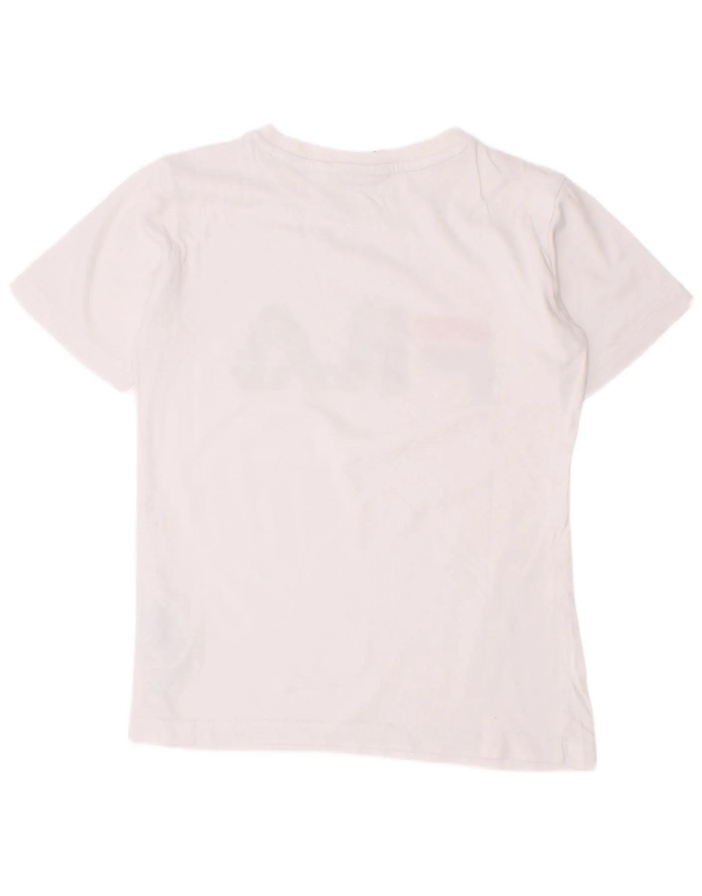 Fila Boys Graphic T-Shirt Top 7-8 Years White Cotton - Image 2
