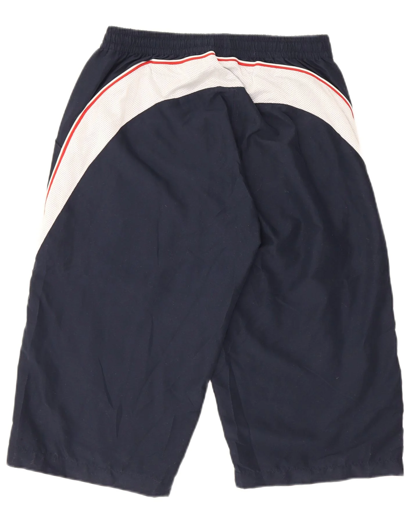 Fila Mens Graphic Bermuda Sport Shorts Medium Navy Blue Colourblock - Image 2