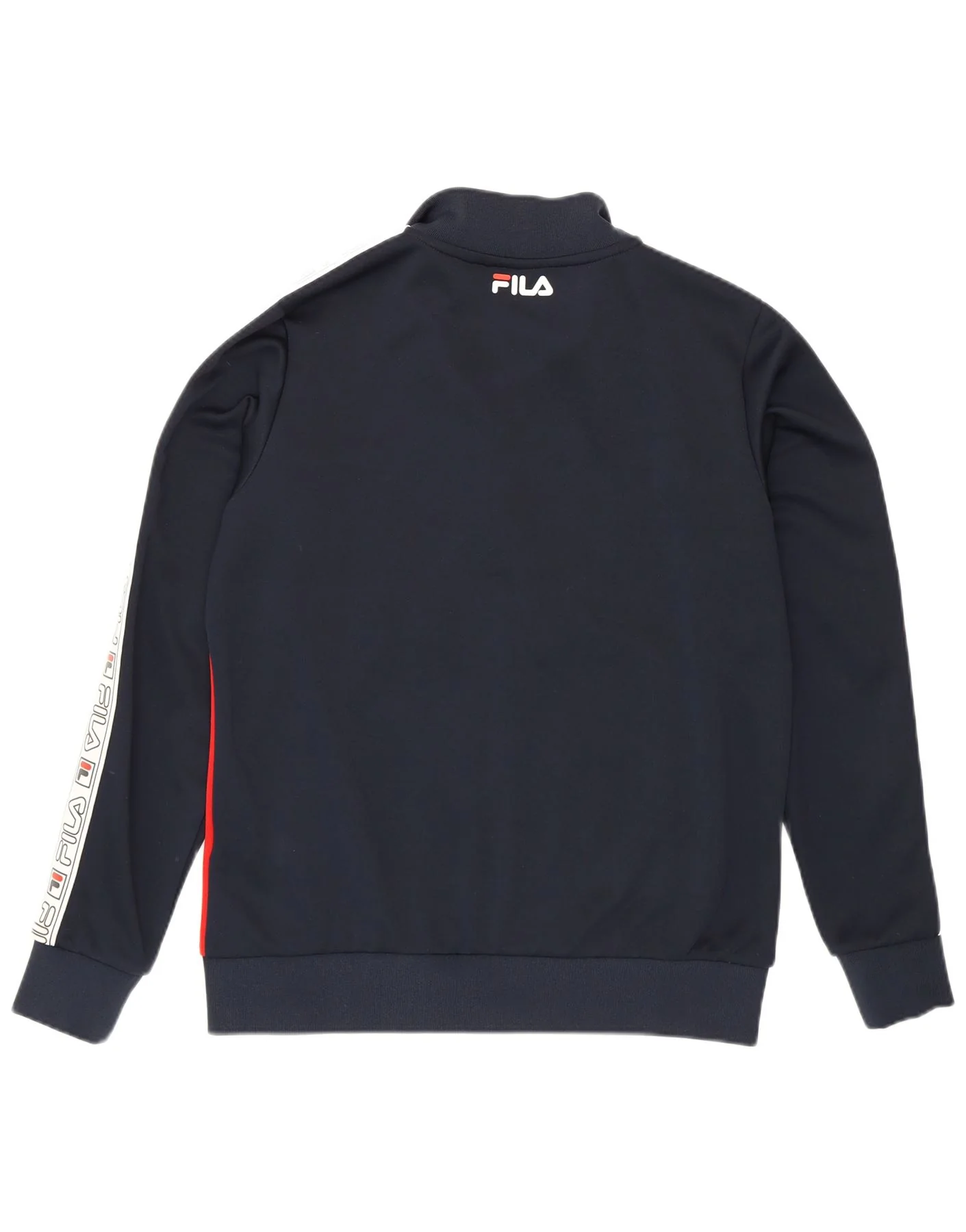 Fila Mens Graphic Tracksuit Top Jacket Small Multicoloured Colourblock - Image 2