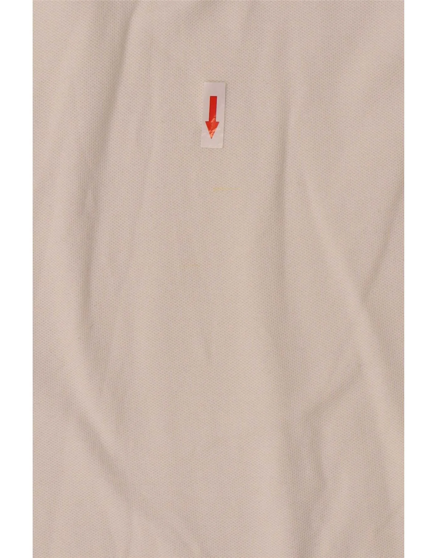Fila Mens Long Sleeve Polo Shirt Large White Cotton - Image 3