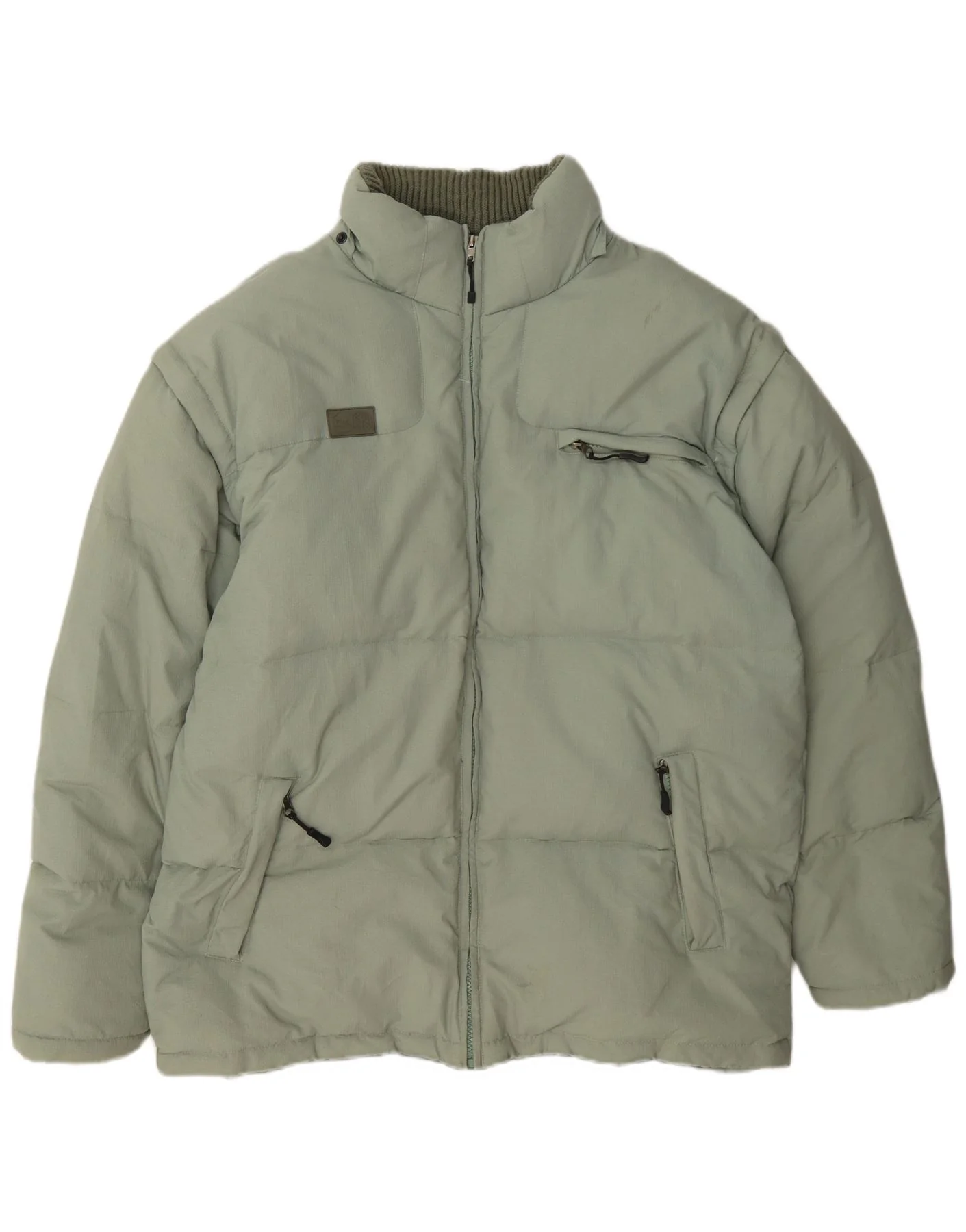 Fila Mens Padded Jacket UK 44 2XL Green Polyamide