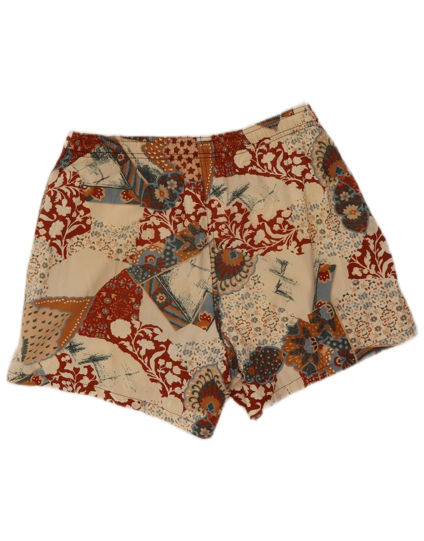 Fila Mens Swimming Shorts IT 46 Small Multicoloured Patchwork Cotton - Image 2