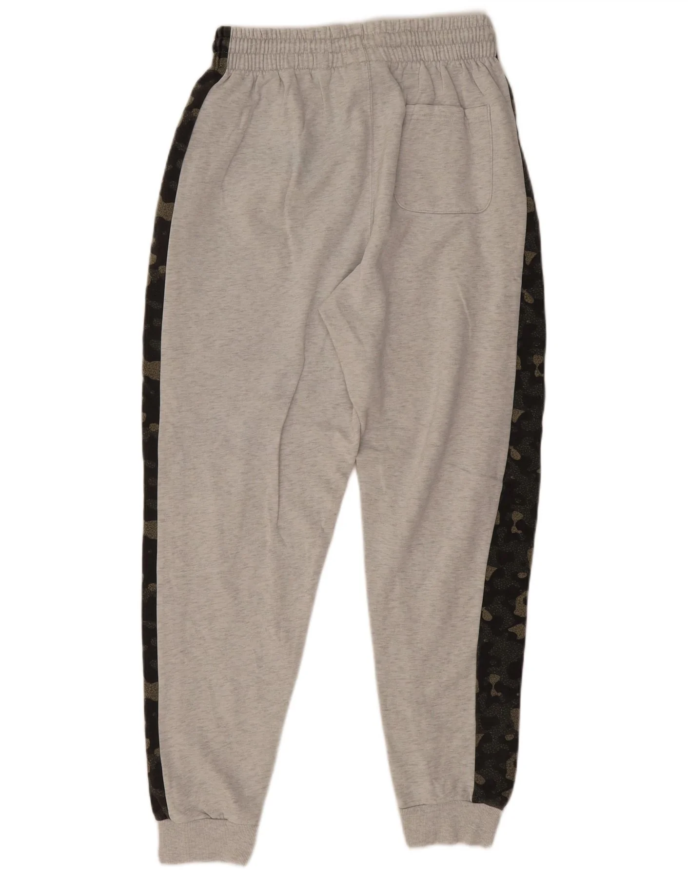 Fila Mens Tracksuit Trousers Joggers Medium Grey Camouflage Cotton - Image 2