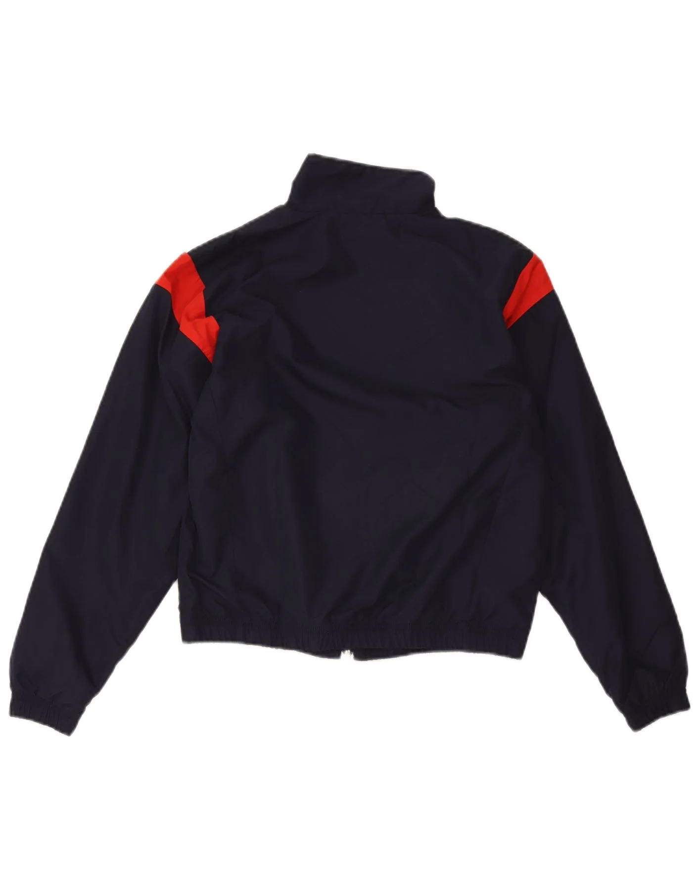 Fila Womens Tracksuit Top Jacket UK 10 Small Navy Blue Colourblock - Image 2