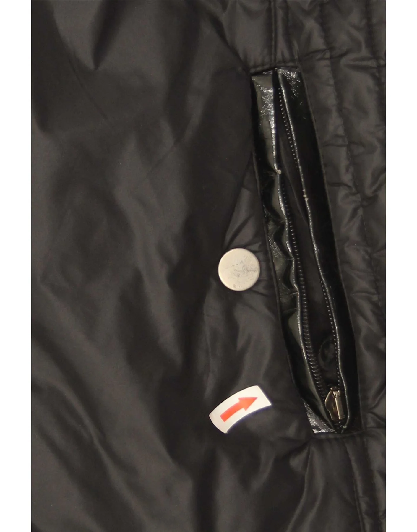 Fiorella Rubino Womens Padded Coat UK 20 2XL Black Polyamide - Image 3