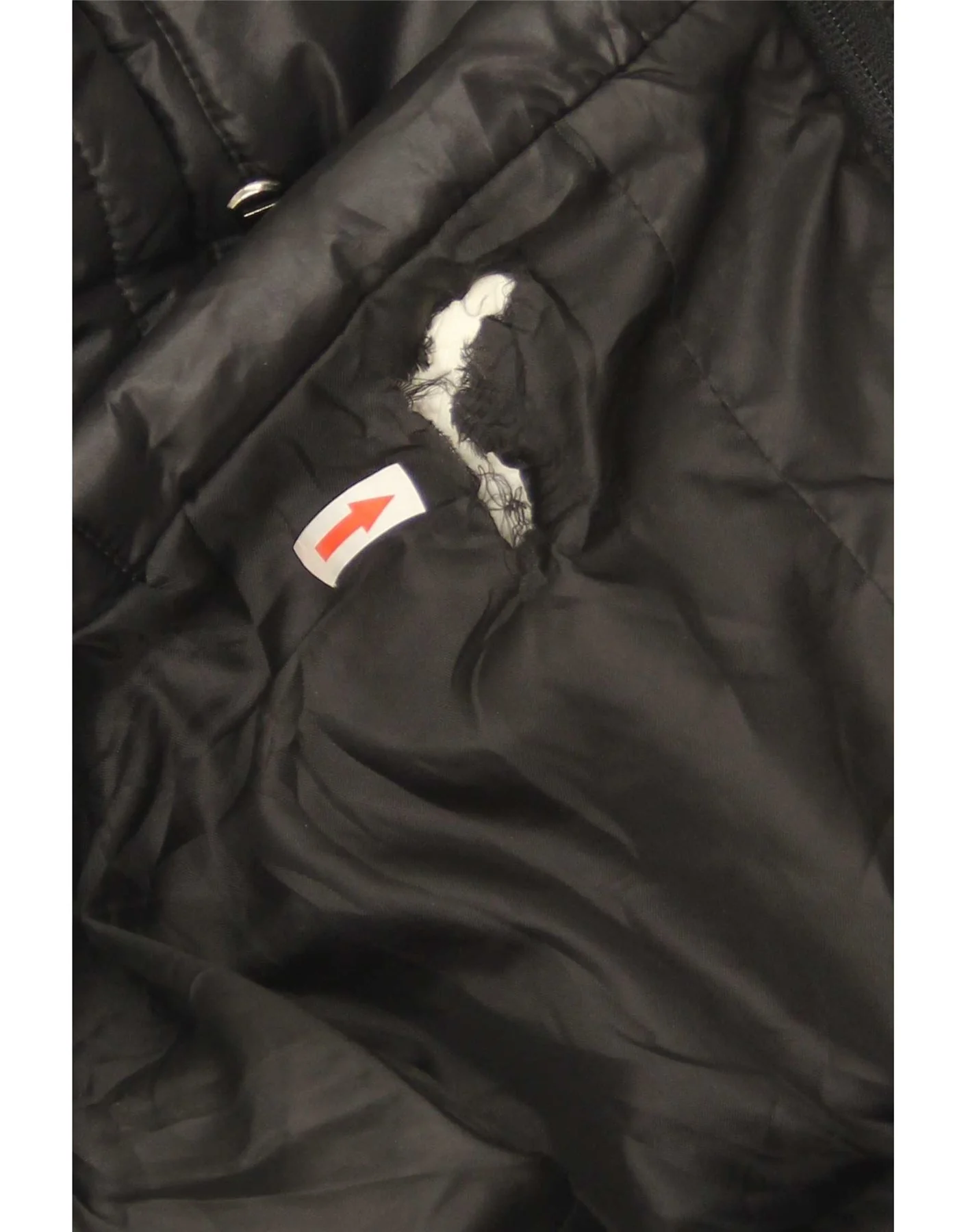 Fiorella Rubino Womens Padded Coat UK 20 2XL Black Polyamide - Image 4
