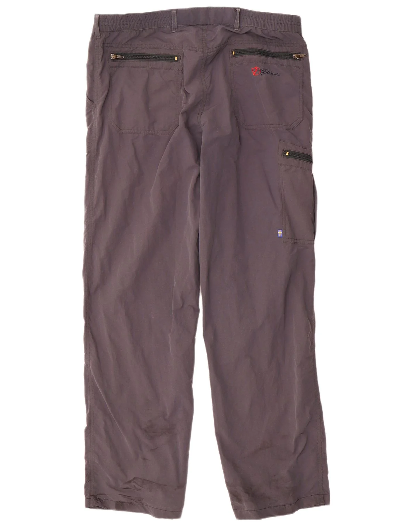 Fjall Raven Mens Straight Cargo Trousers IT 50 Large W34 L33 Grey Nylon - Image 2