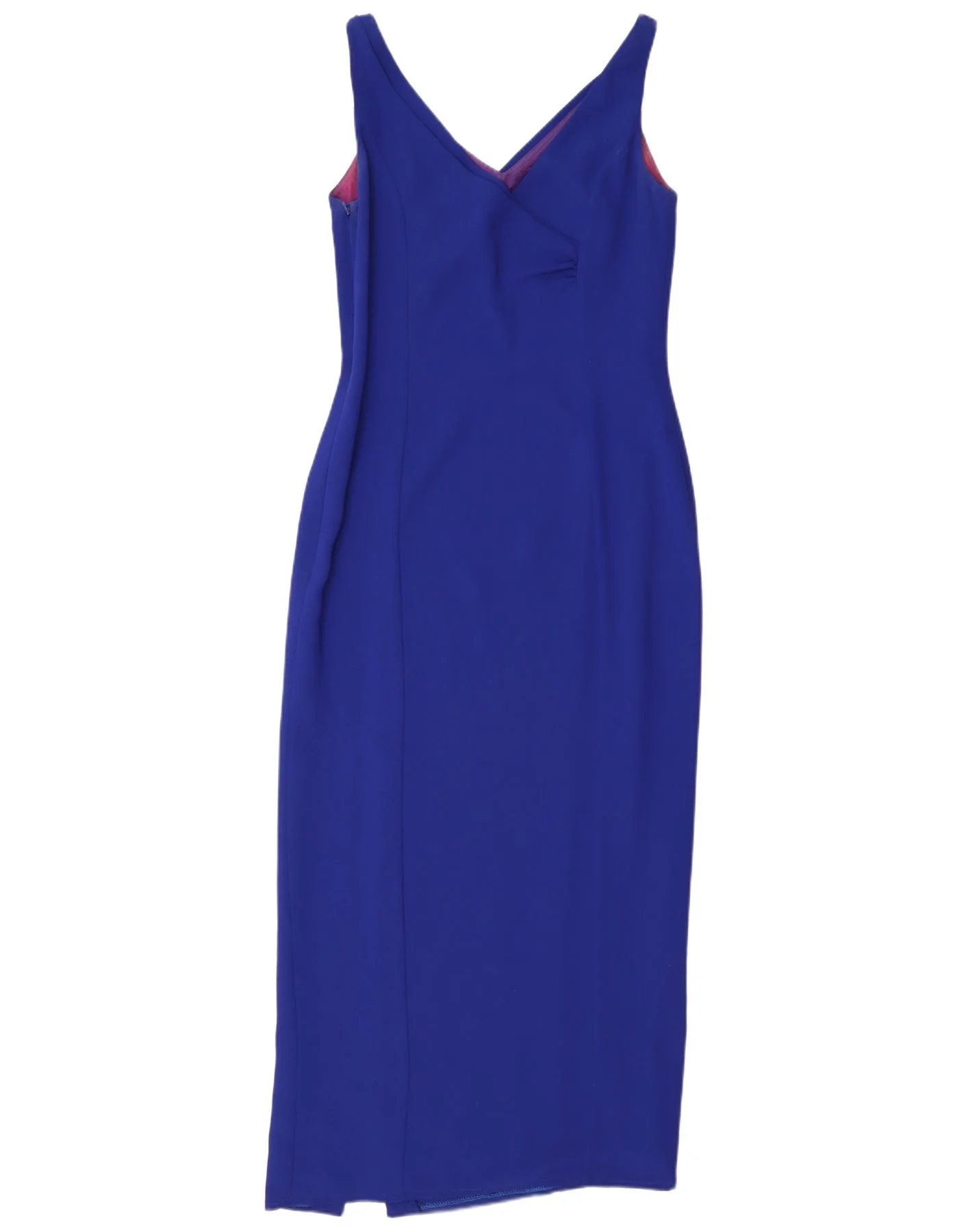 Frank Usher Womens Sleeveless Bodycon Dress UK 10 Small Blue Polyester - Image 2