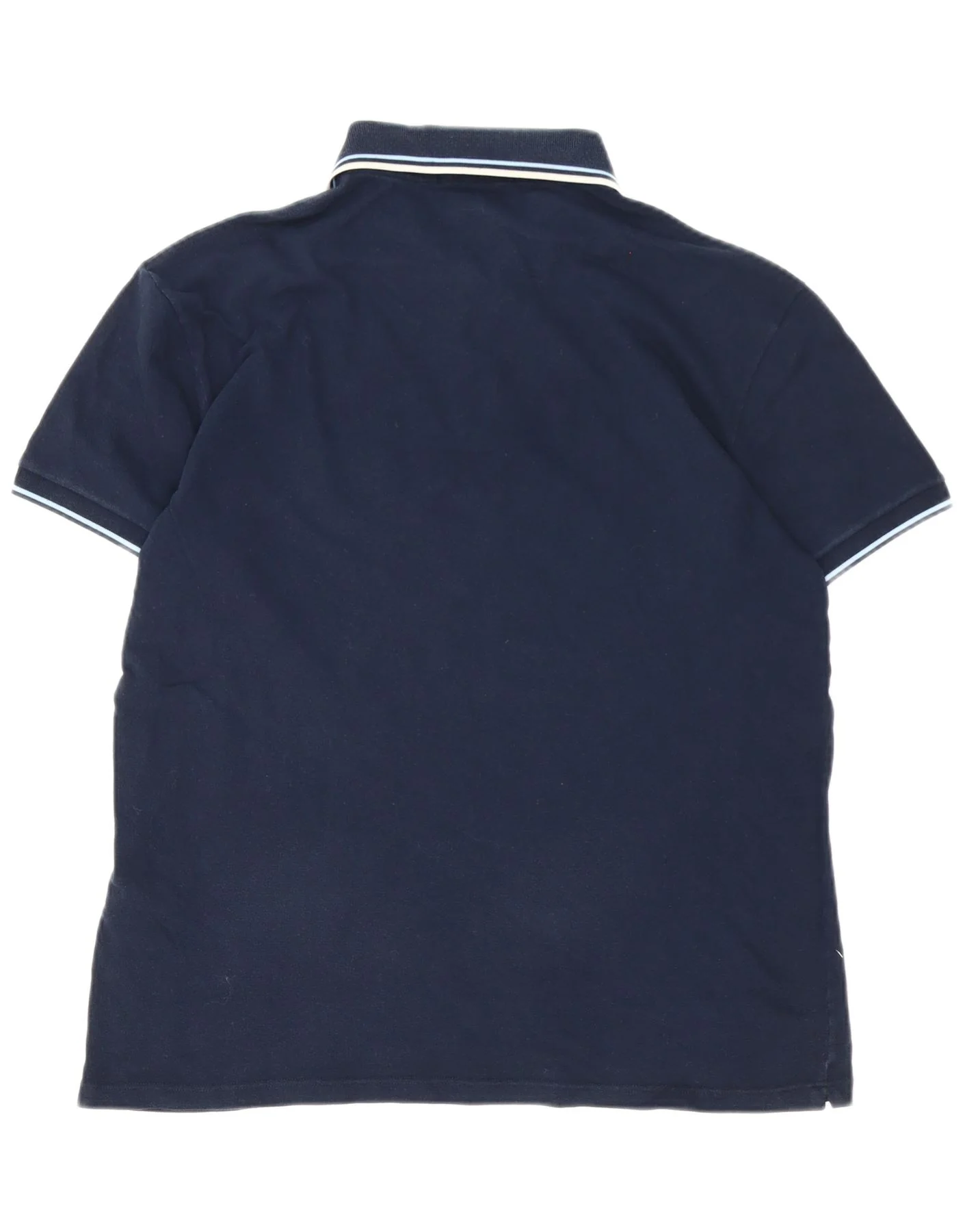 Fred Perry Mens Polo Shirt Large Navy Blue Cotton - Image 2